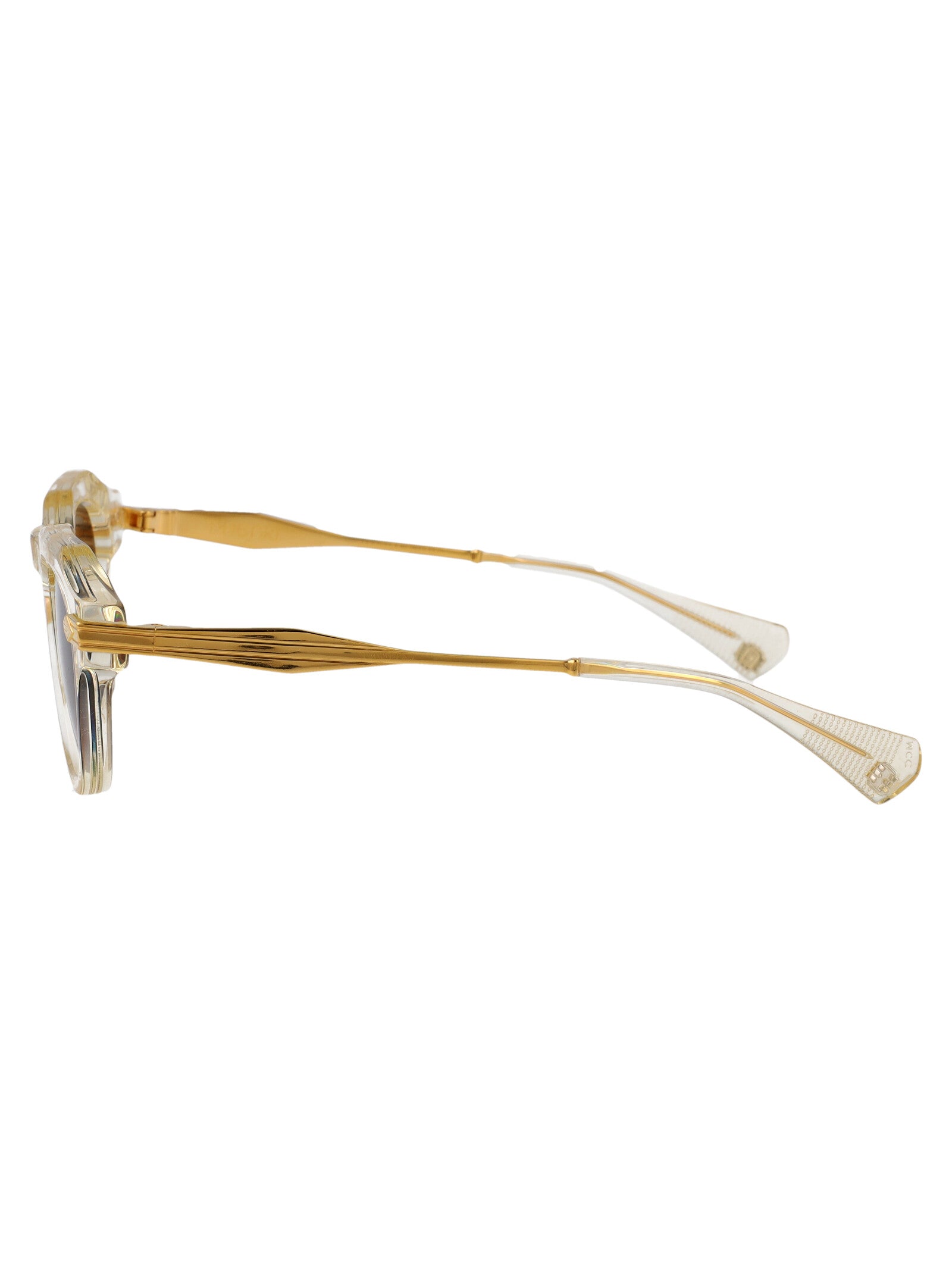 Mcc Champagne Honey Crystal Acetate Sunglasses