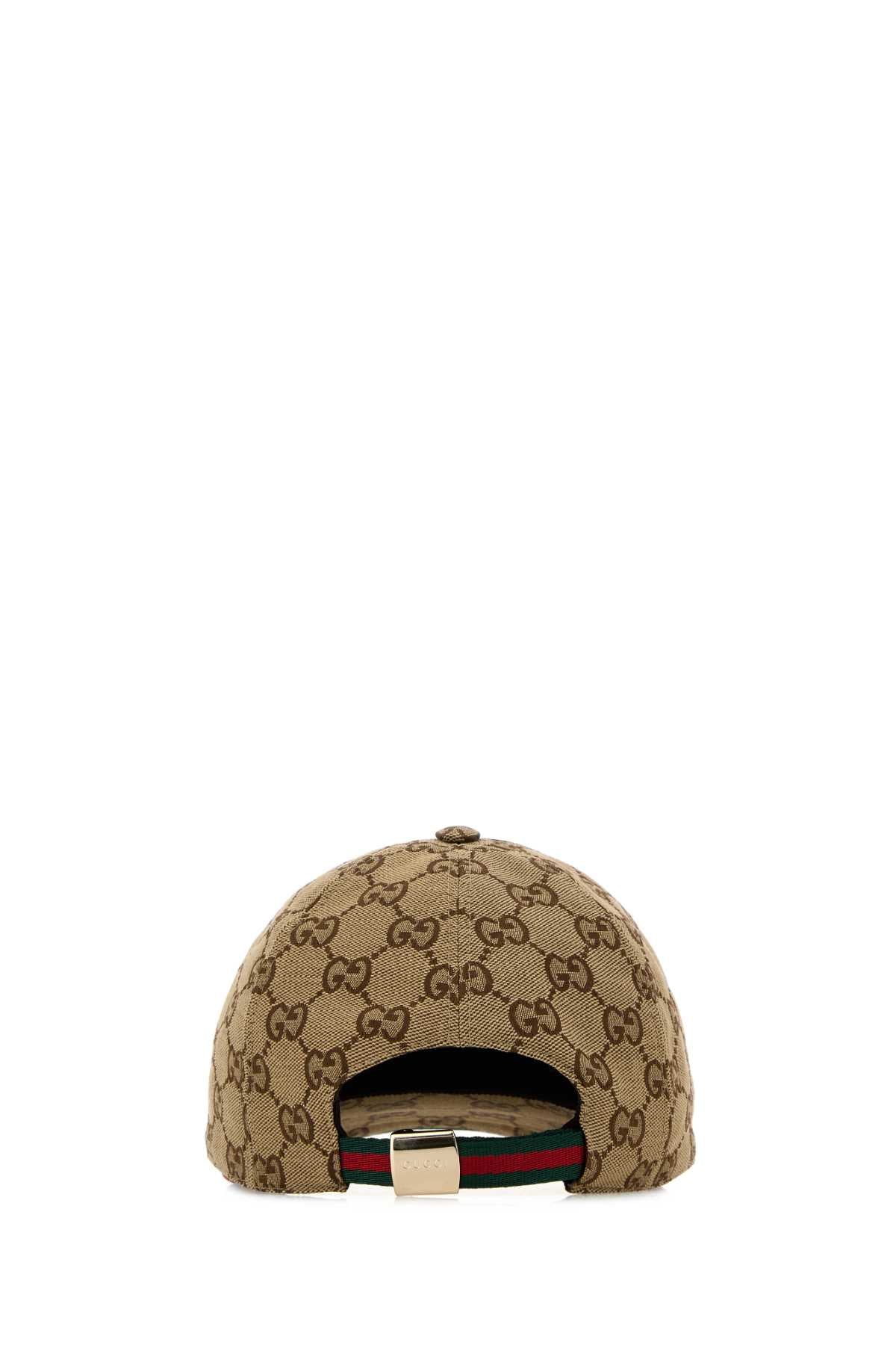 Browndarkgreen Cotton-polyester Cappelli E Fasce Per Capelli