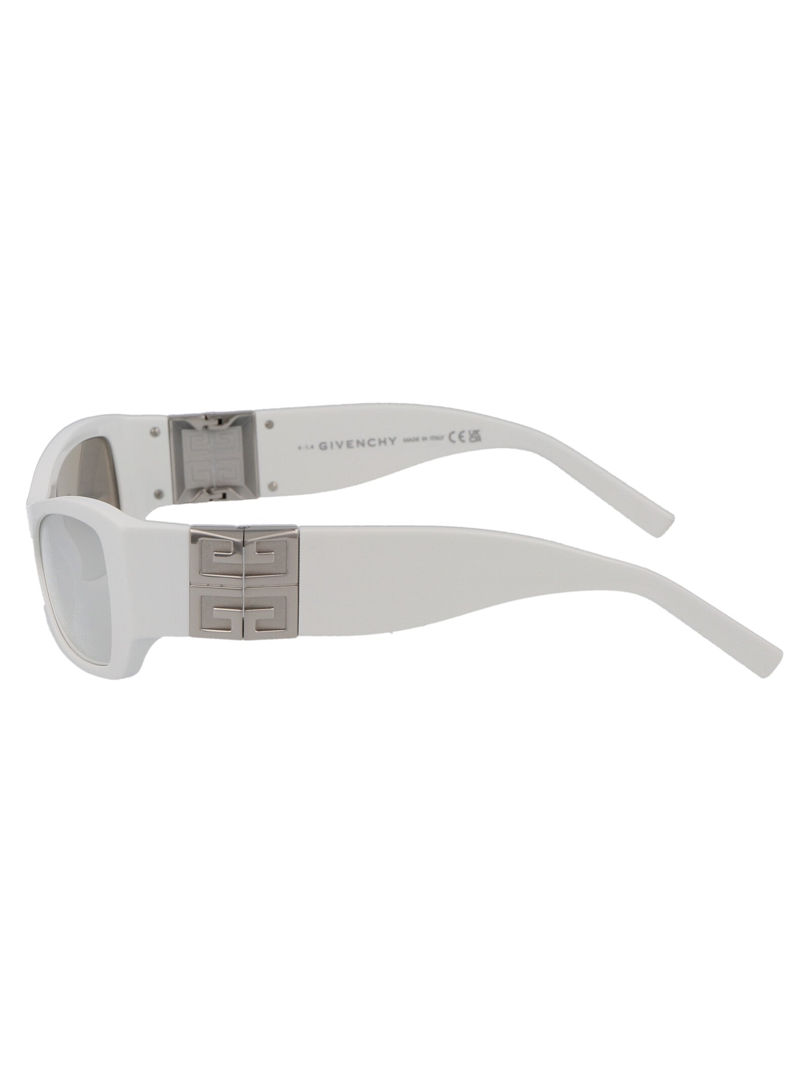Gv40079i 21c White / Smoke Mirror Plastic Sunglasses
