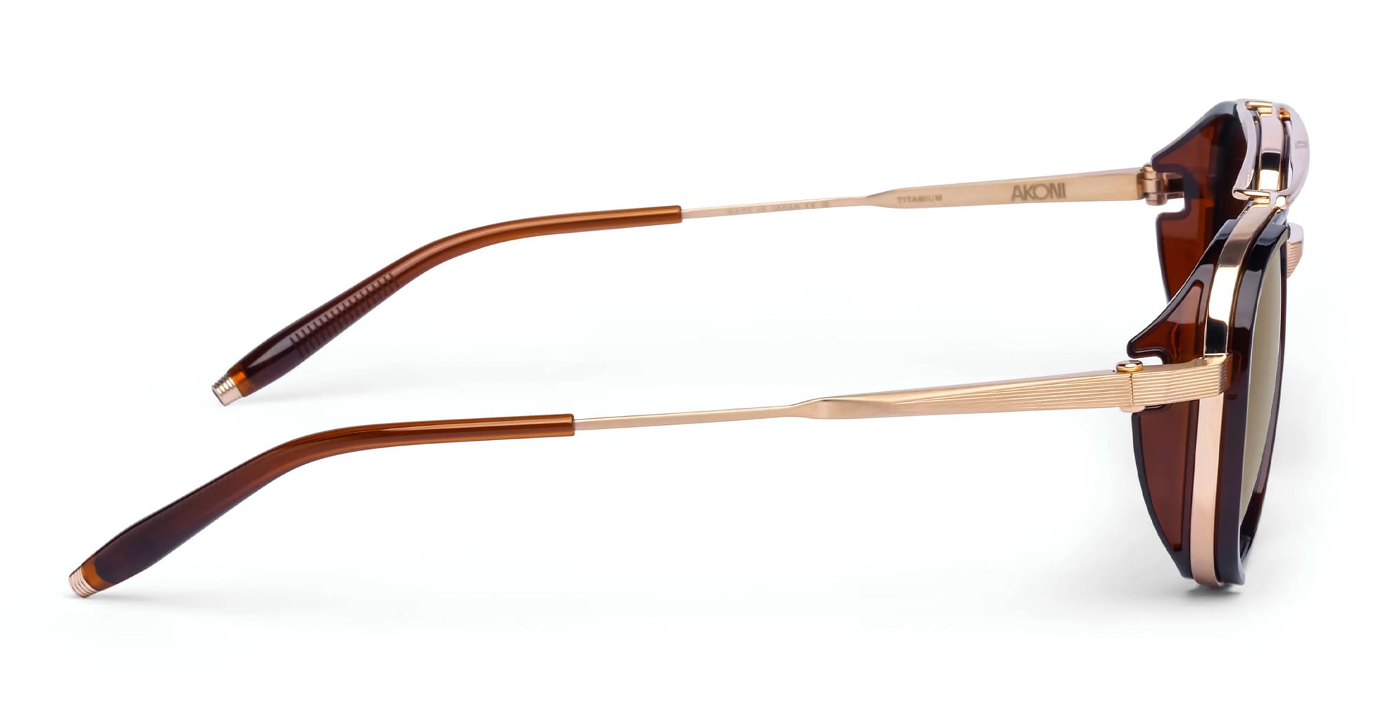 Aks-525c-54 Nd Titanium Sunglasses