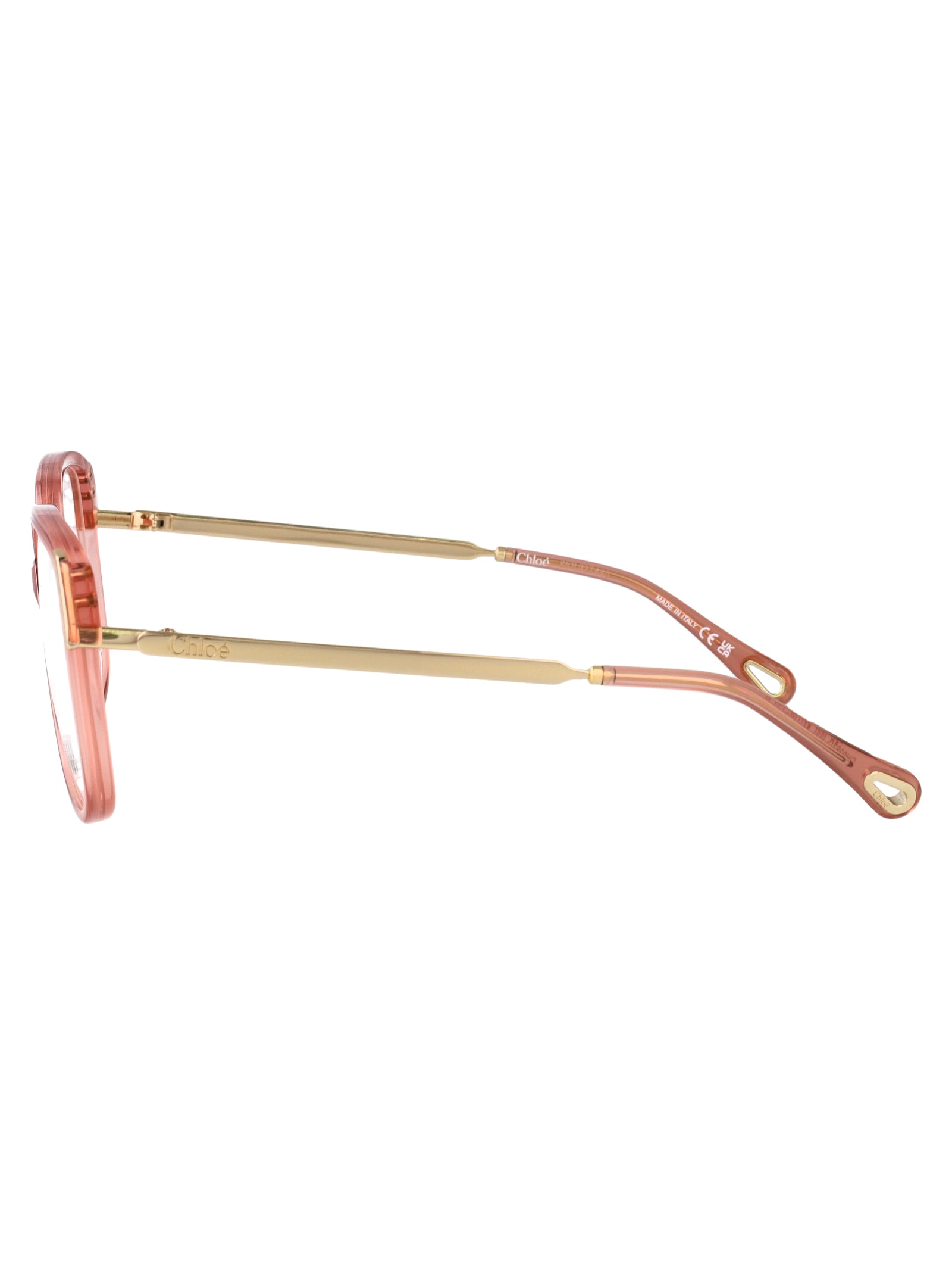 Ch0287o 009 Brown-gold-transparent Acetate Optical
