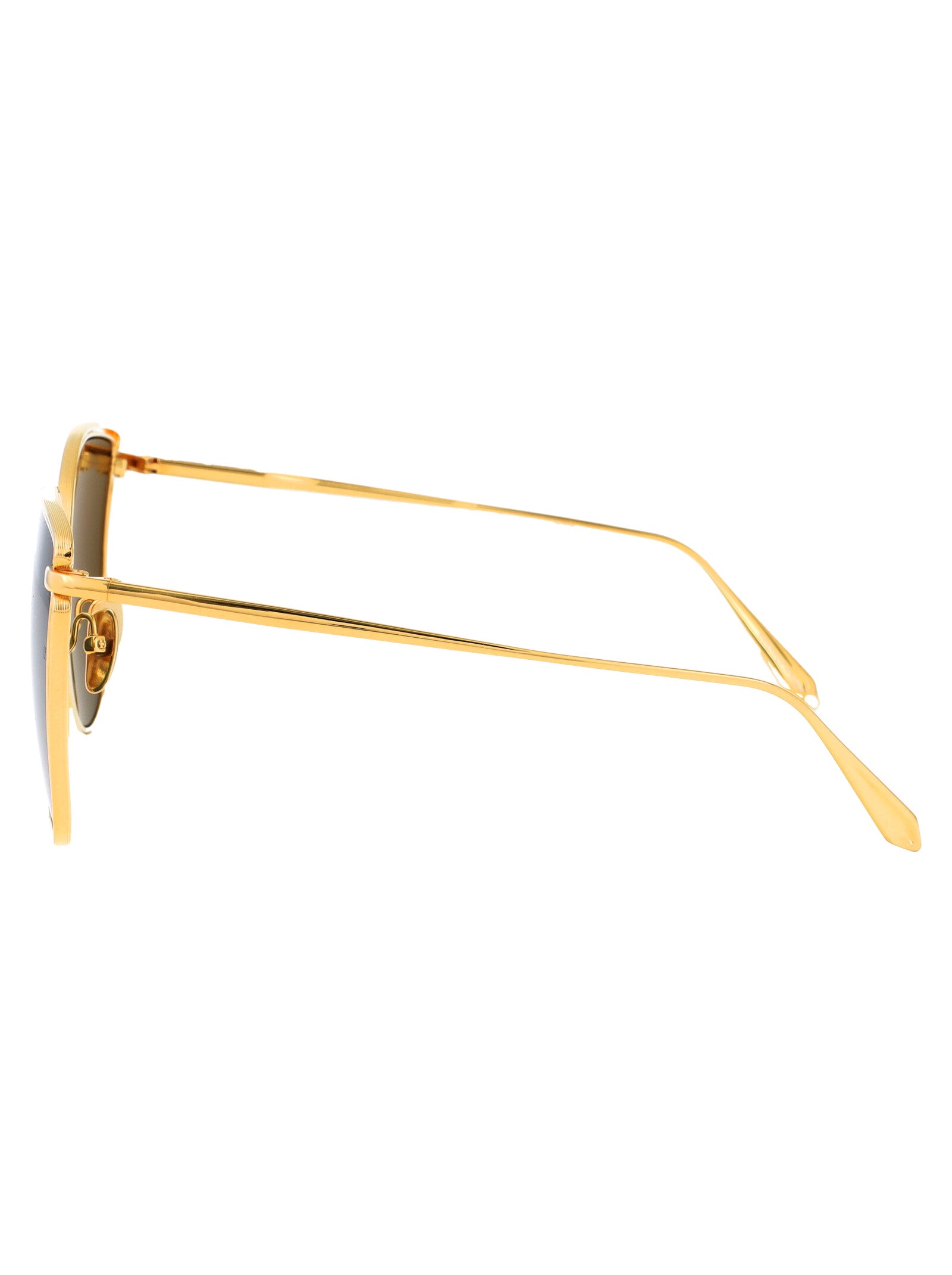 Dinah Yellowgold/green Titanium Sunglasses