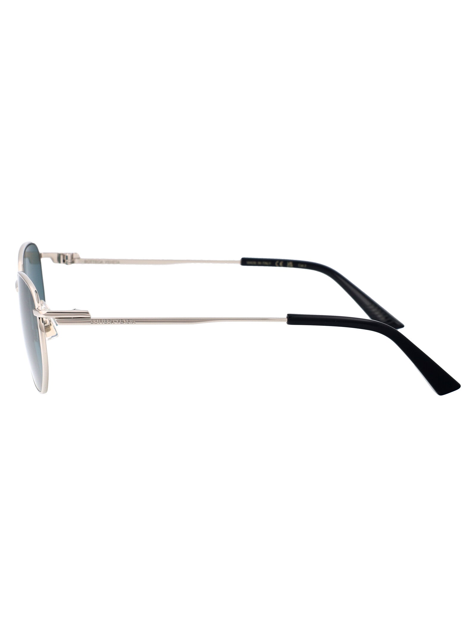 Bv1301s 004 Silver Green Metal Sunglasses