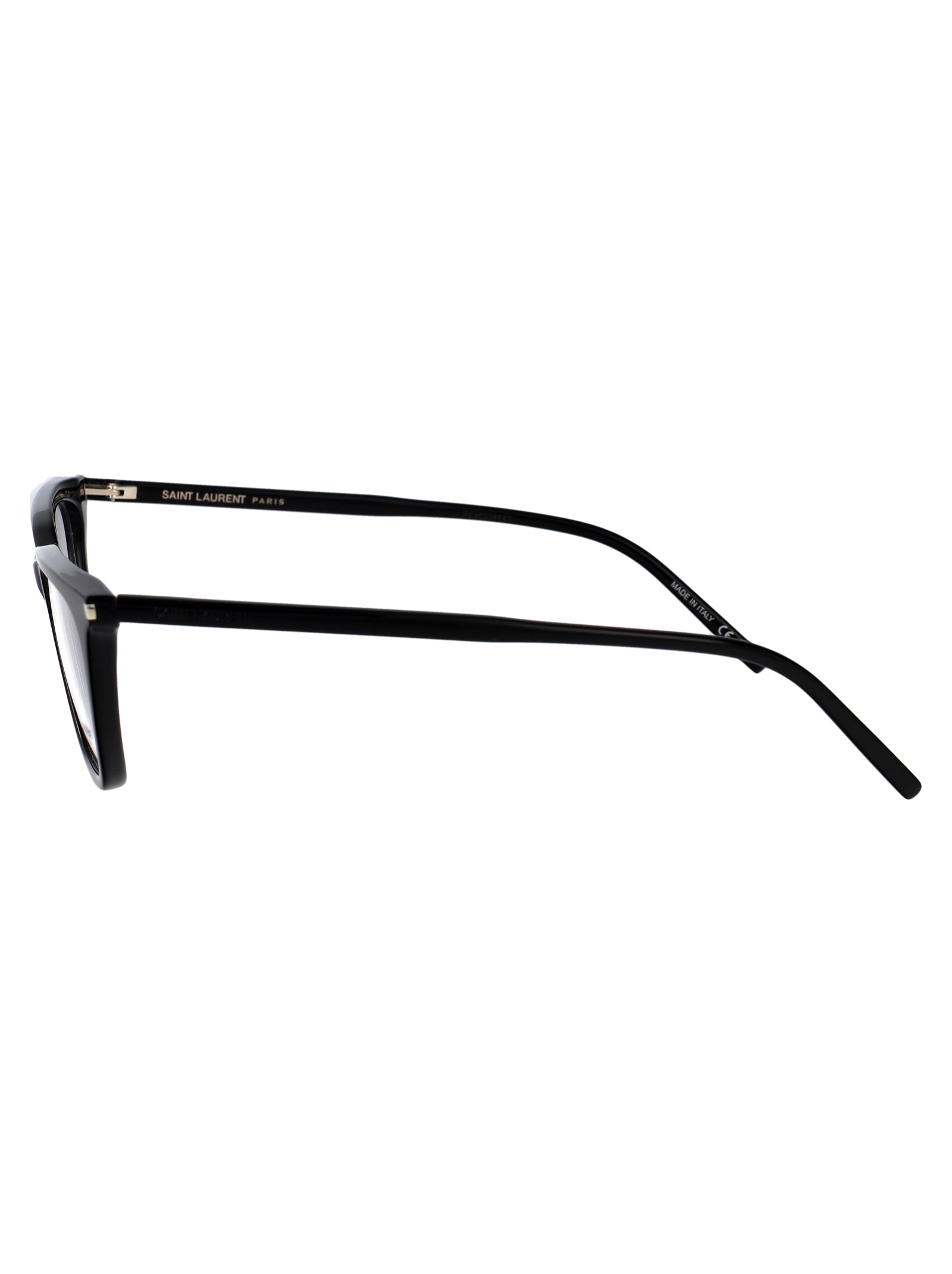 Sl 889 Sulpice Thin Opt 001 Black-black-transparent Acetate Optical