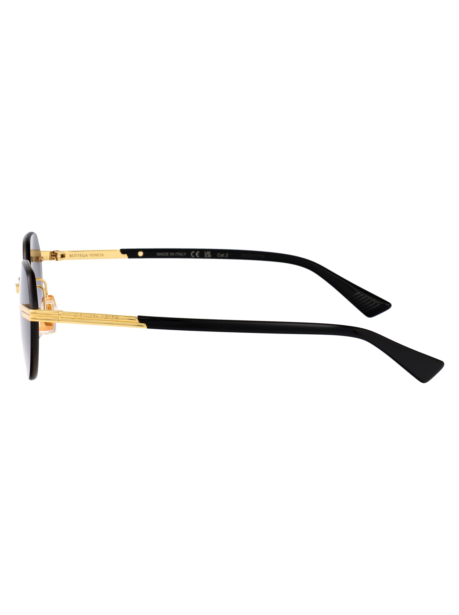 Bv1379s 001 Gold-gold-grey Metal Sunglasses