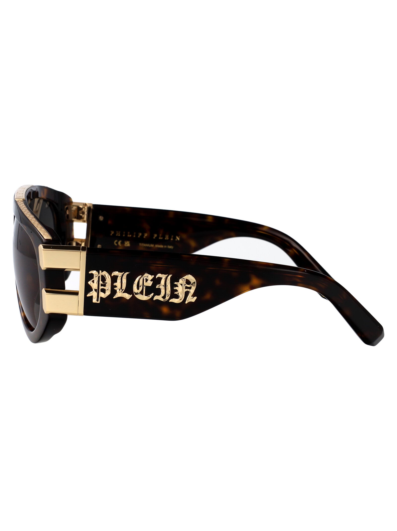 Spp127v 0722 Havana Acetate + Metal Sunglasses