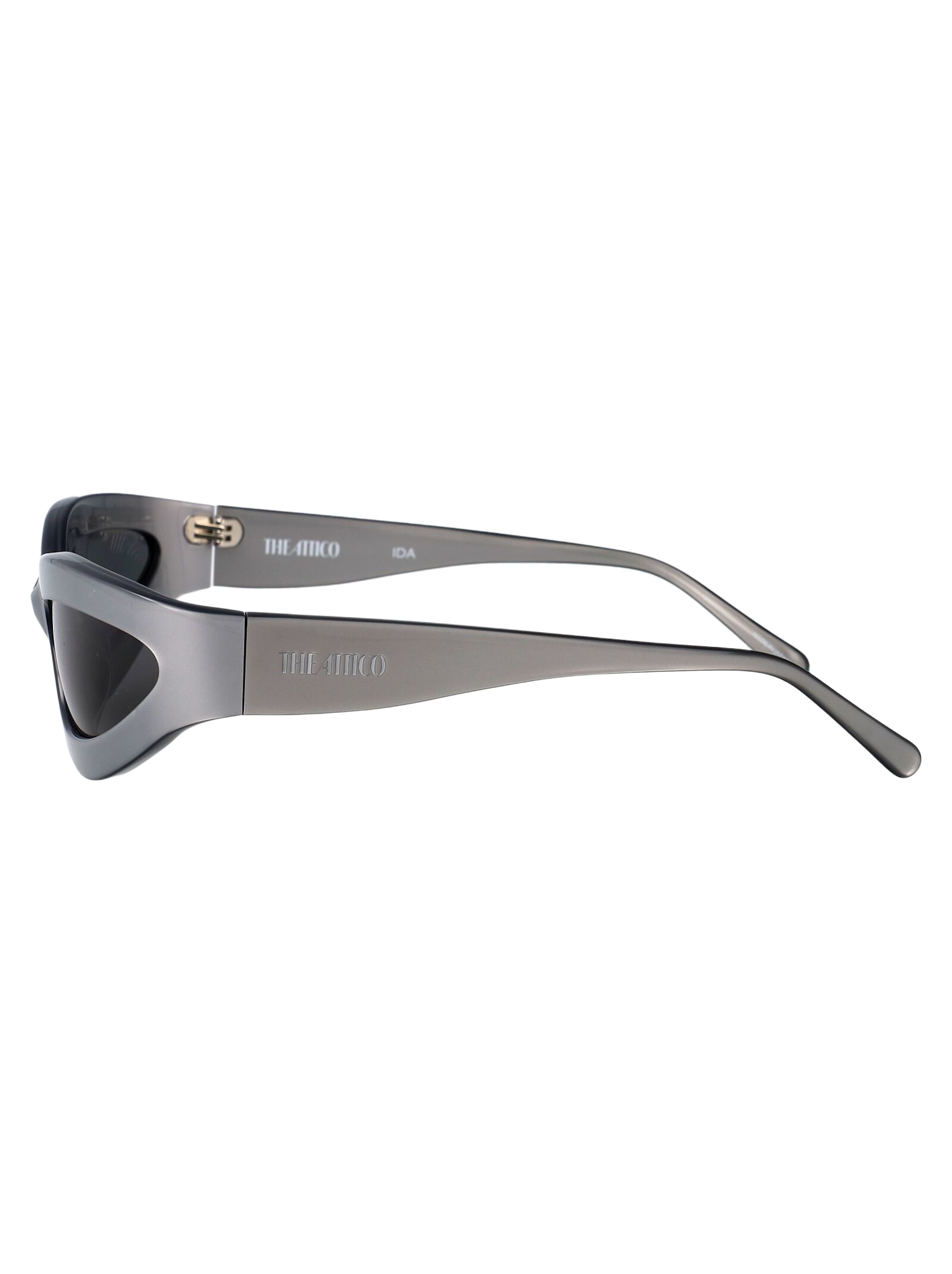 Attico56c4sun Silver/silver/grey Acetate Sunglasses