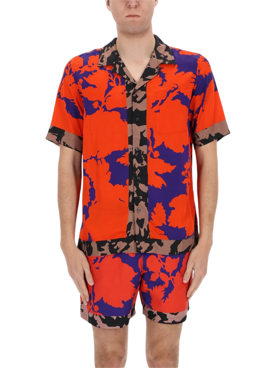 Carlton Shirt Red Viscose