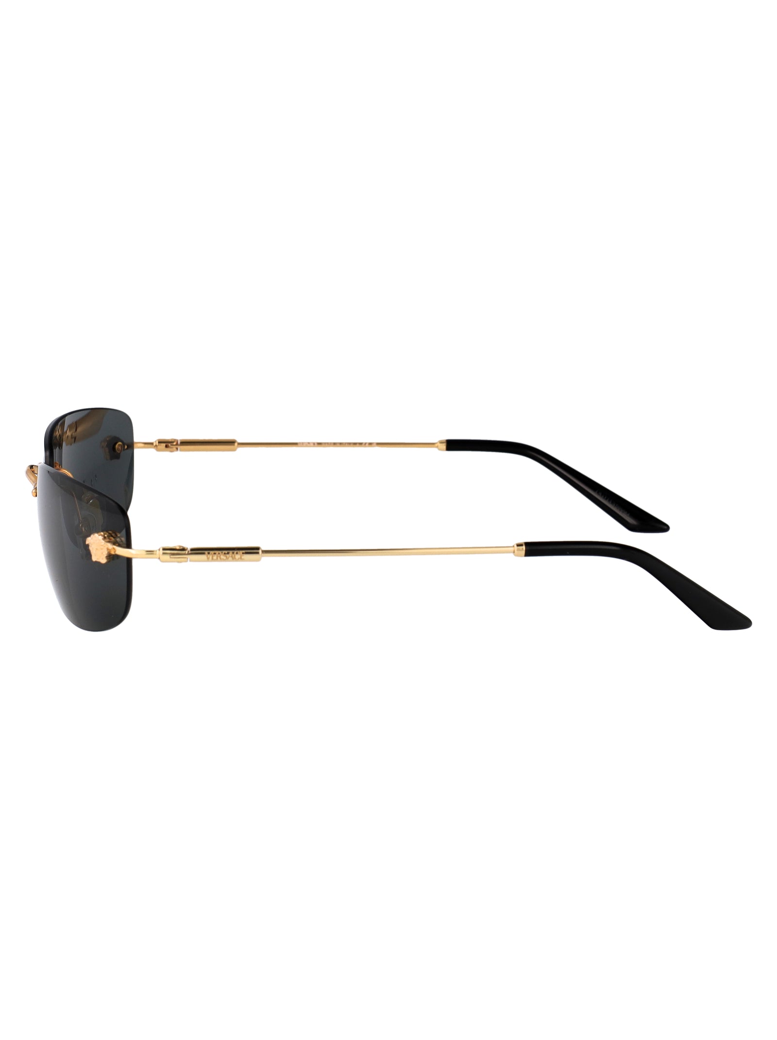 100287 Gold Metal Sunglasses