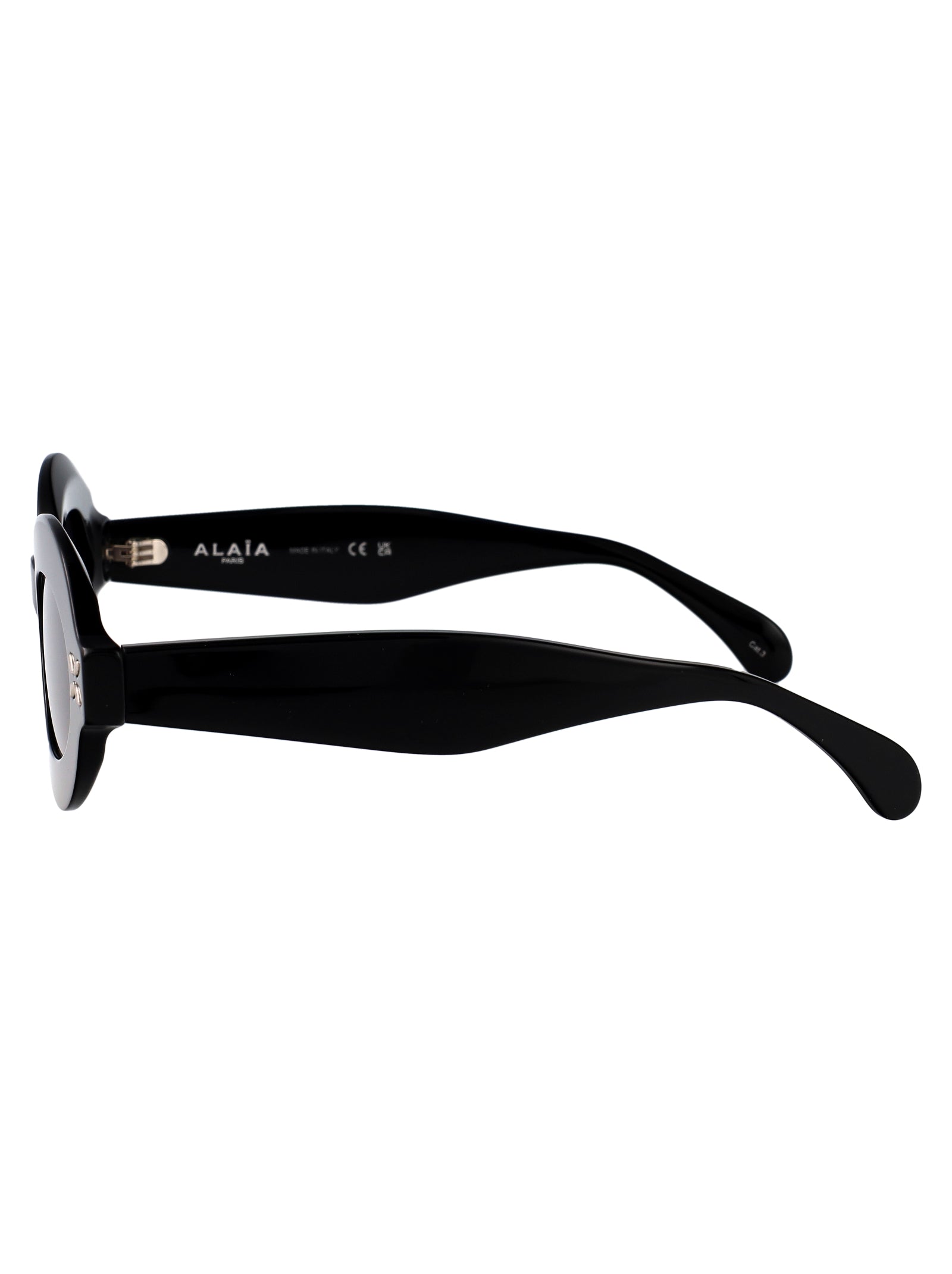 Aa0059s 001 Black Grey Acetate Sunglasses