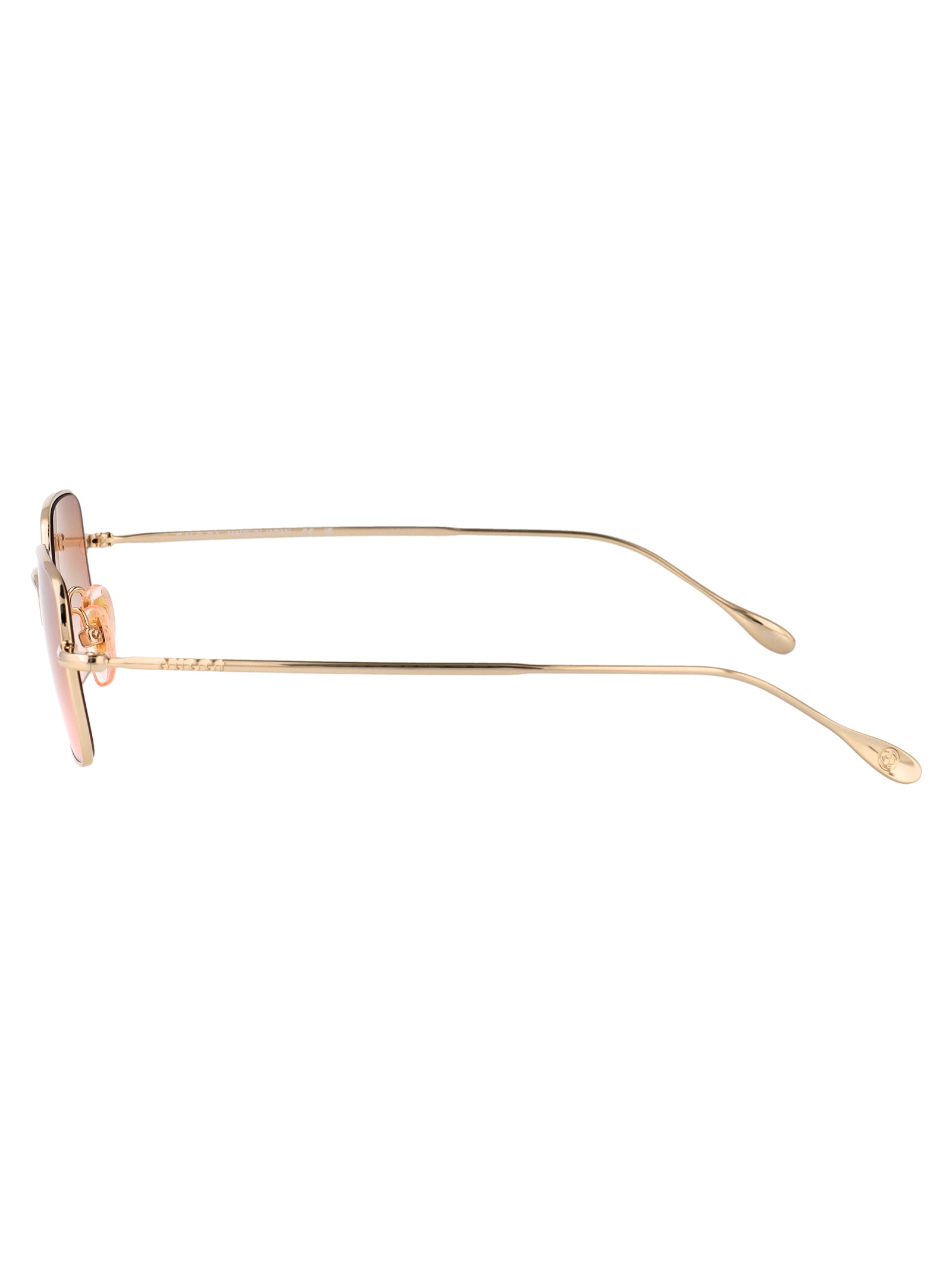 Gg1813s 004 Gold-gold-orange Metal Sunglasses