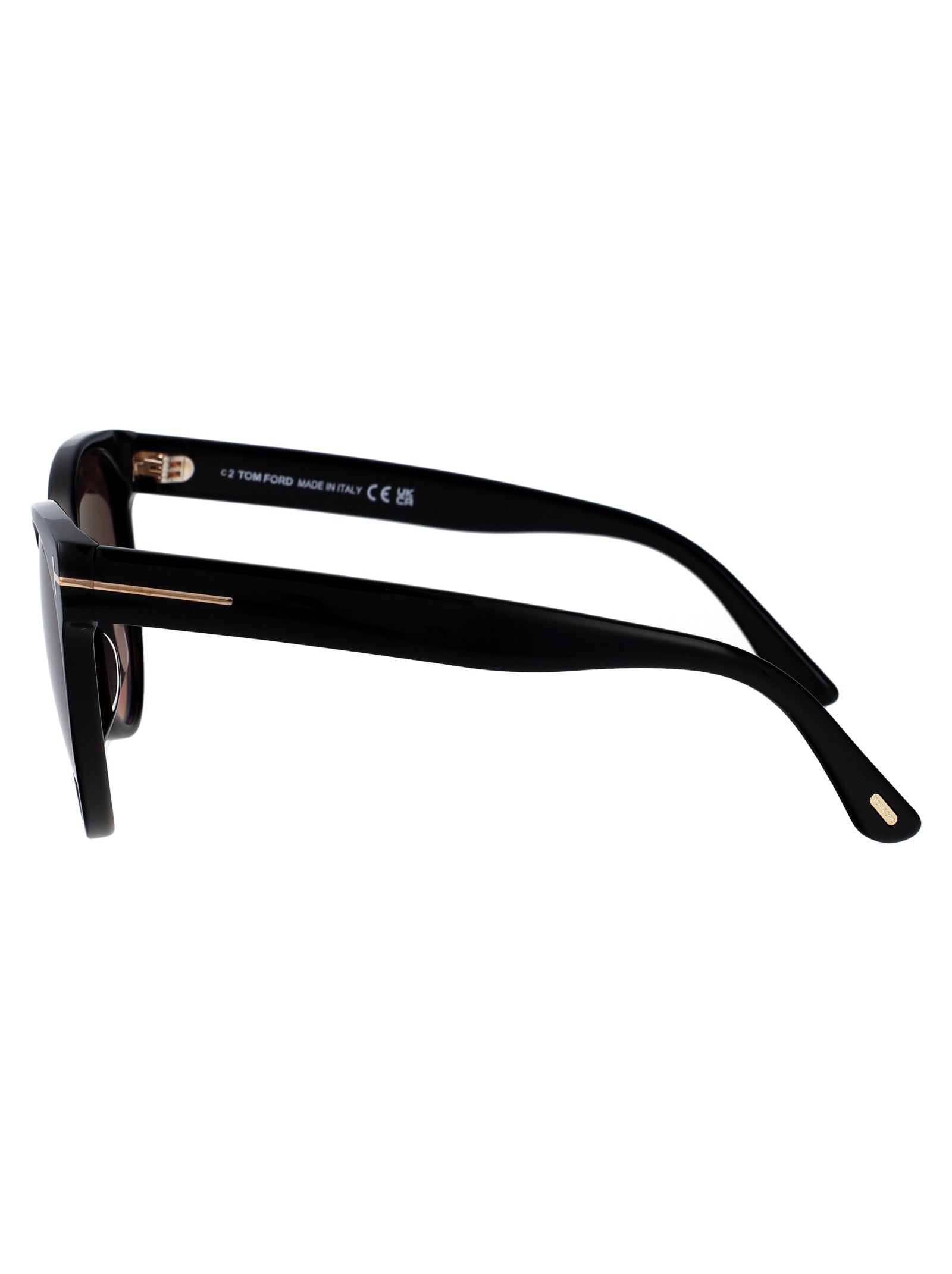 Ft1311 01t Nero Lucido / Bordeaux Grad Acetate Sunglasses