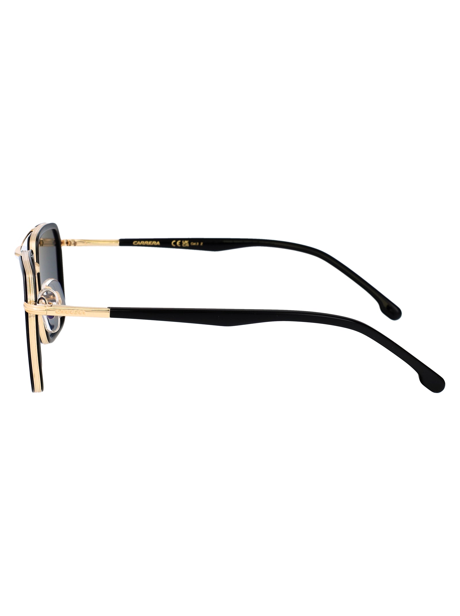 Carrera 362-S 2m2 Black Gold Stainless Steel Sunglasses