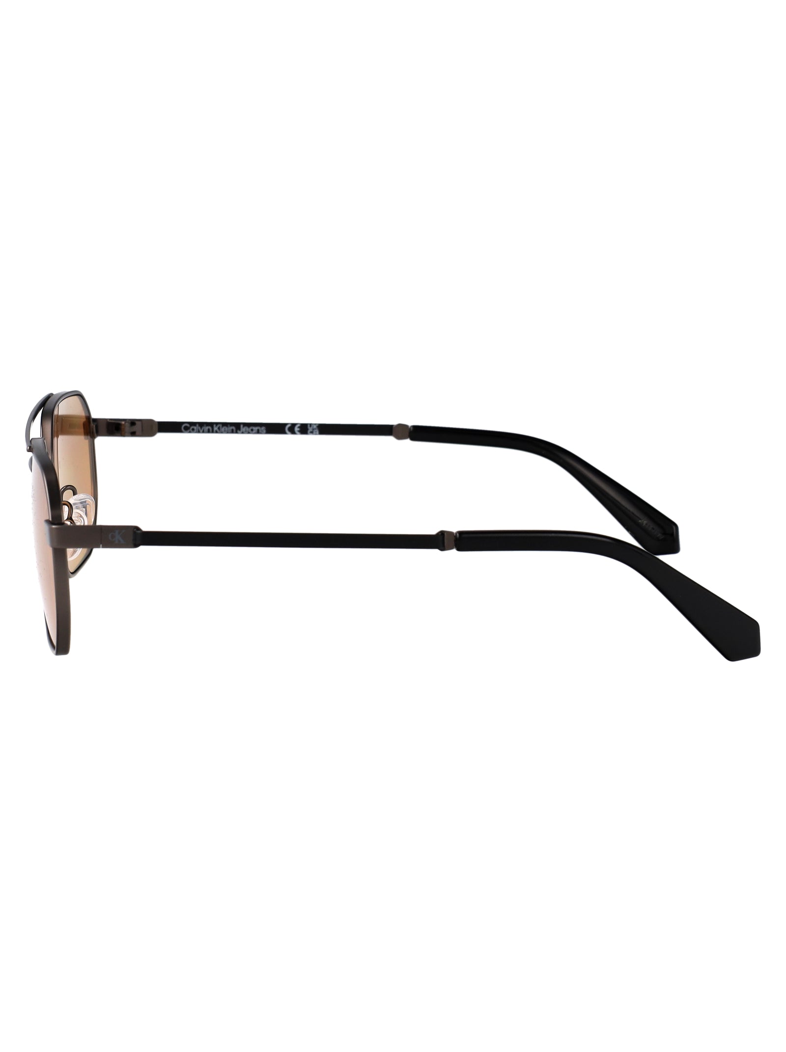 Ckj25202s 14 Matte Dark Gunmetal Metal Sunglasses