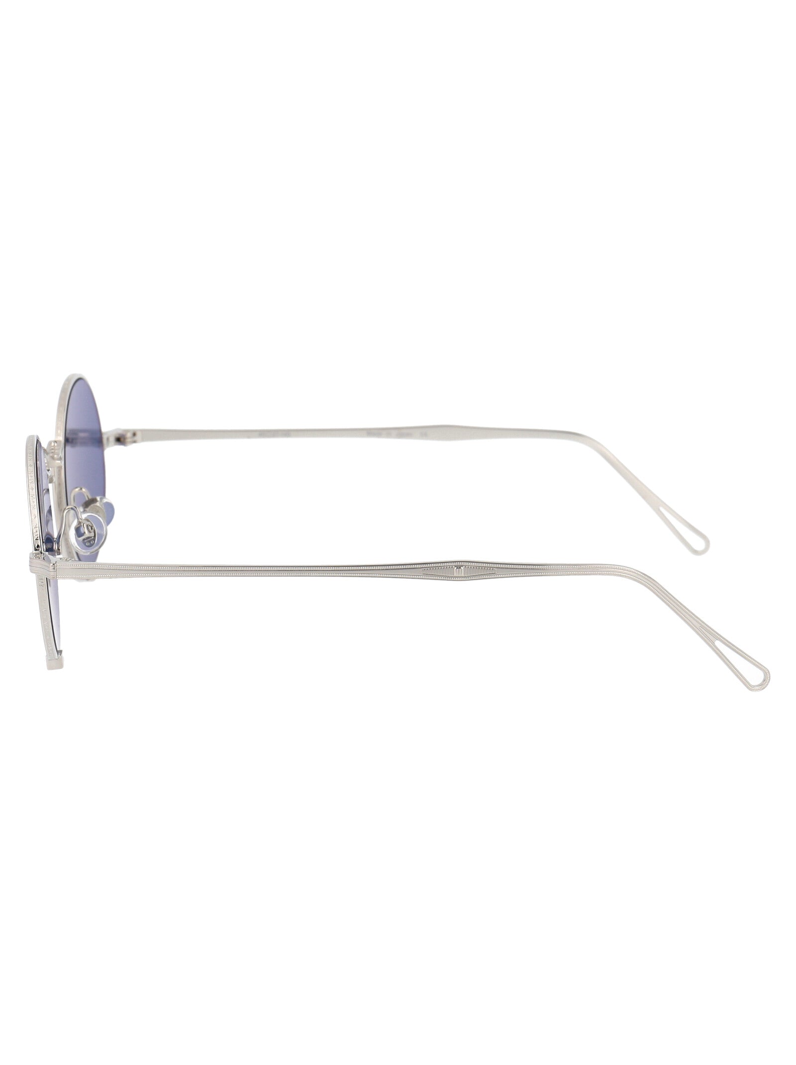 Palladium White Cobalt Blue Metal Sunglasses