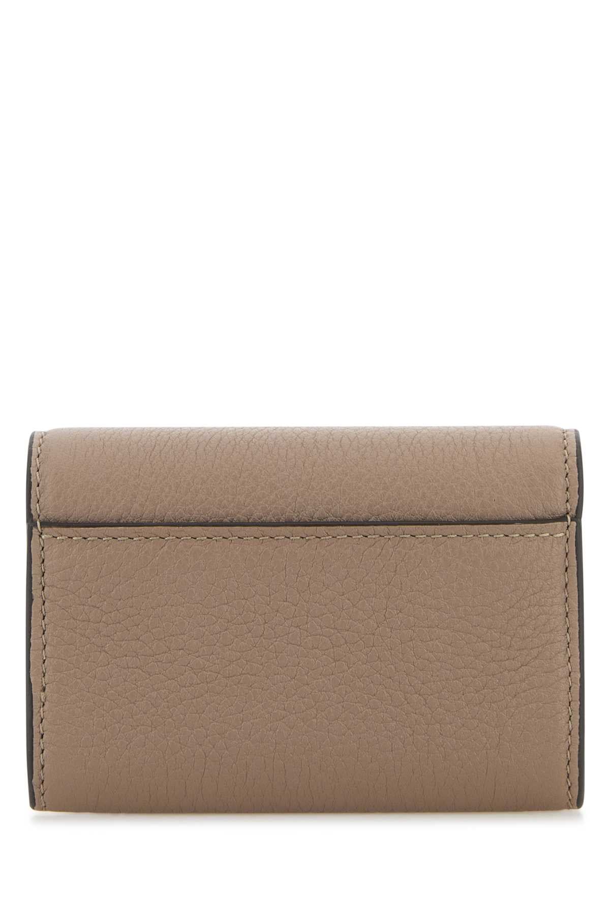 Beige Calf Skin Portafogli