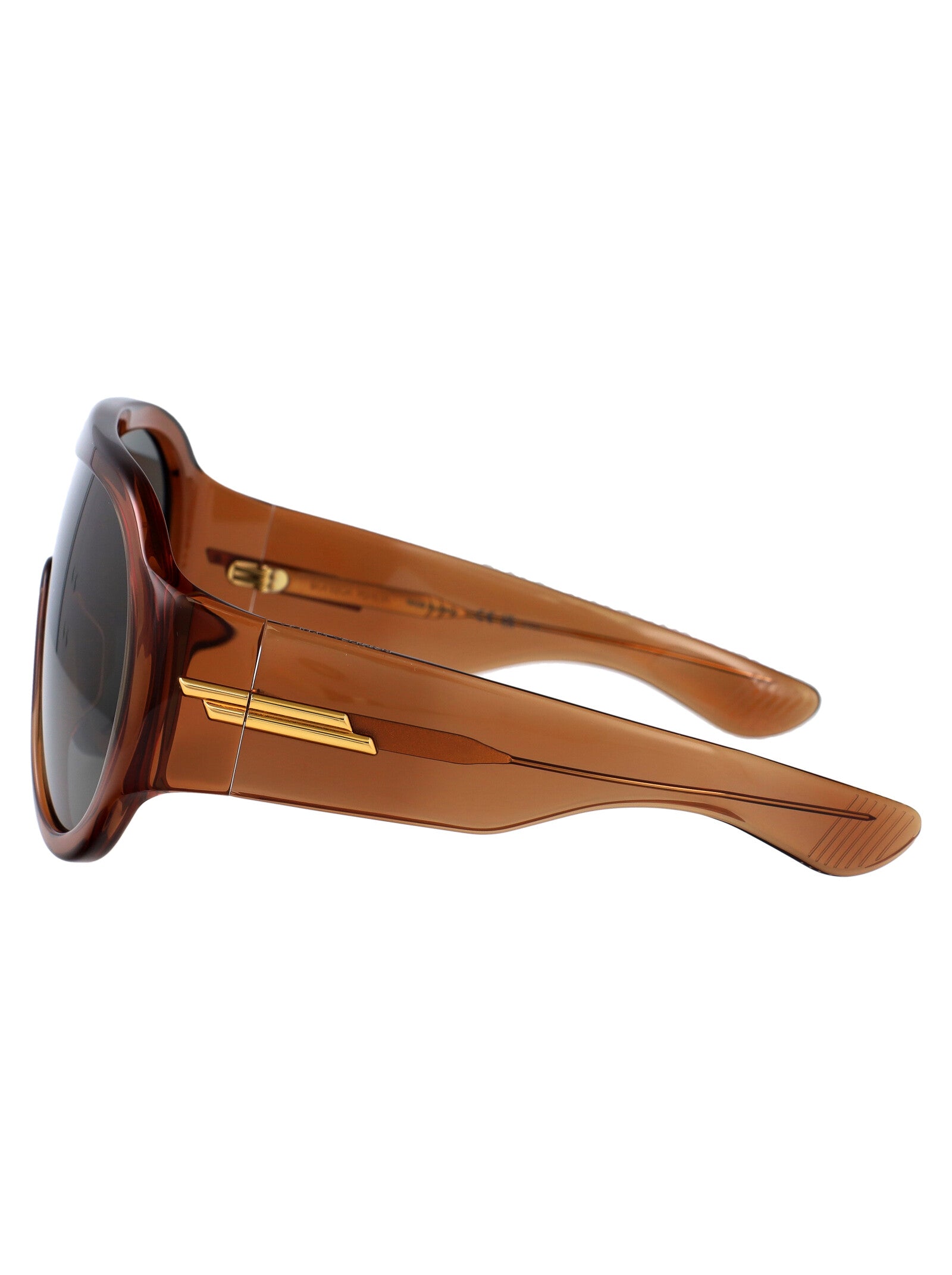 Brown-brown-grey Acetate Sunglasses