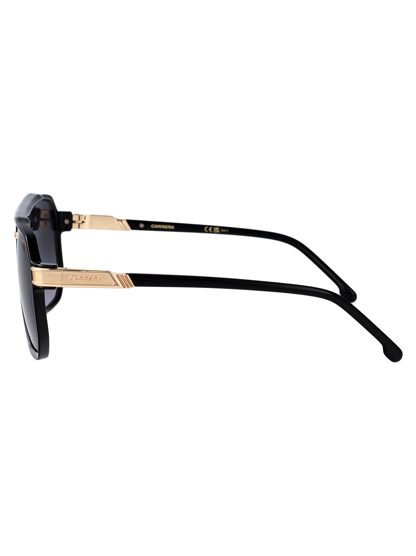 Carrera 1077-S 2m2 Black Gold Polyamide Inj-gril. Sunglasses