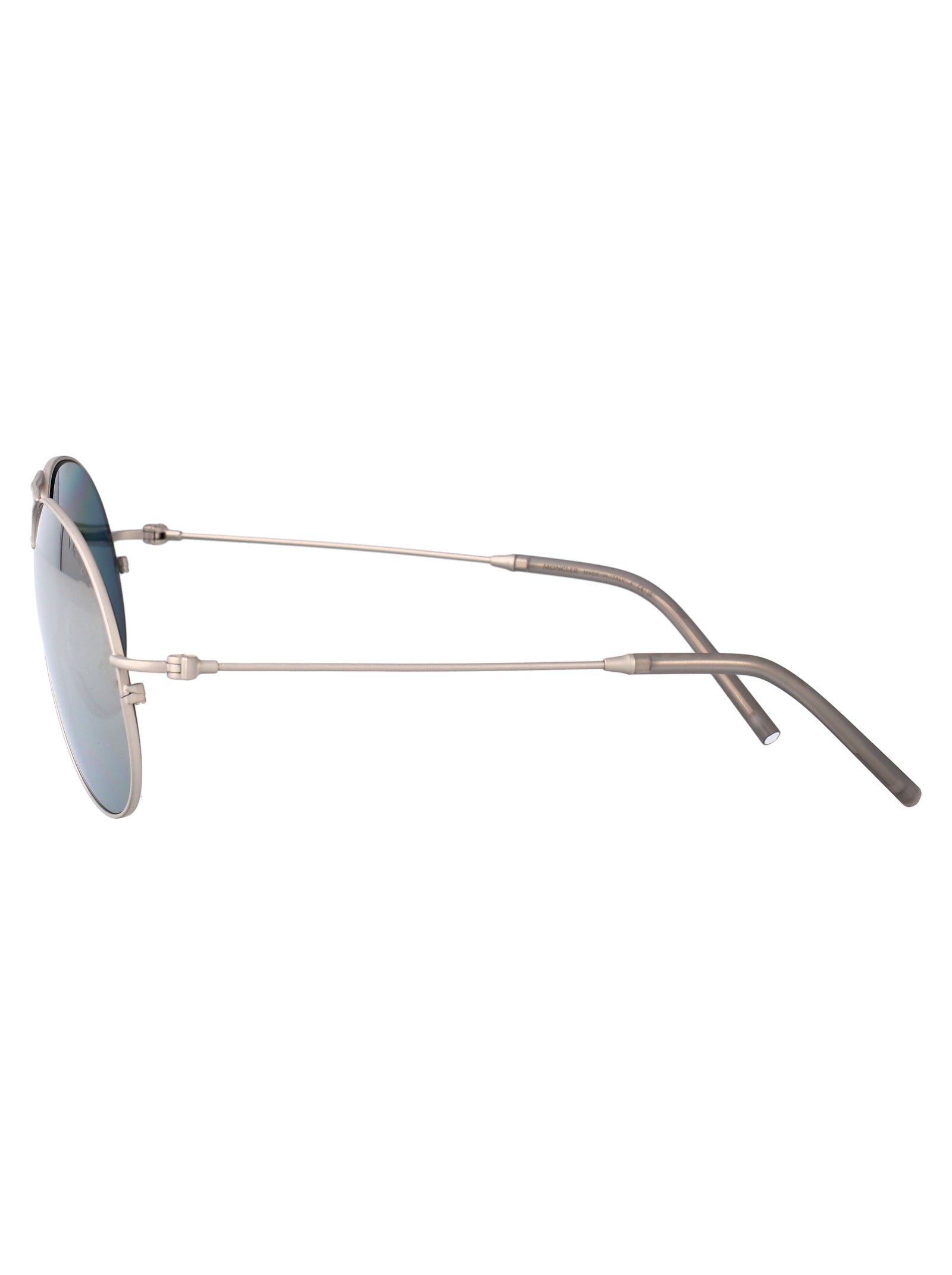 Flyze Matte Silver Metal Sunglasses