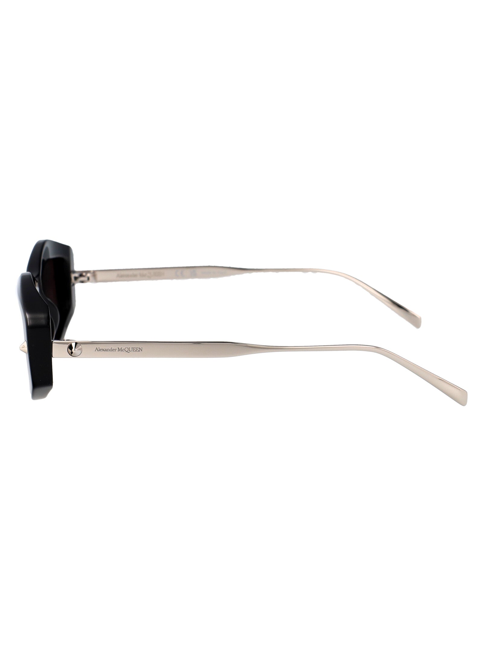 Am0482s 001 Black-silver-grey Metal Sunglasses