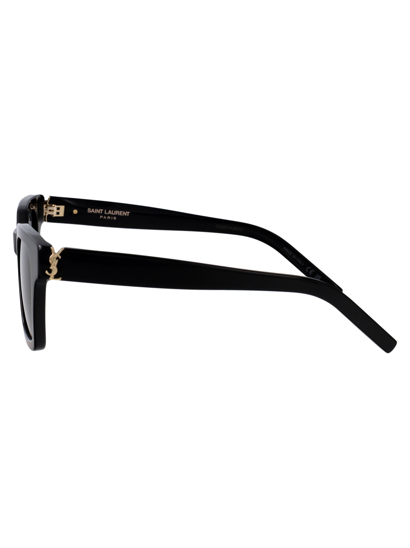 Sl M157 001 Black-black-black Acetate Sunglasses