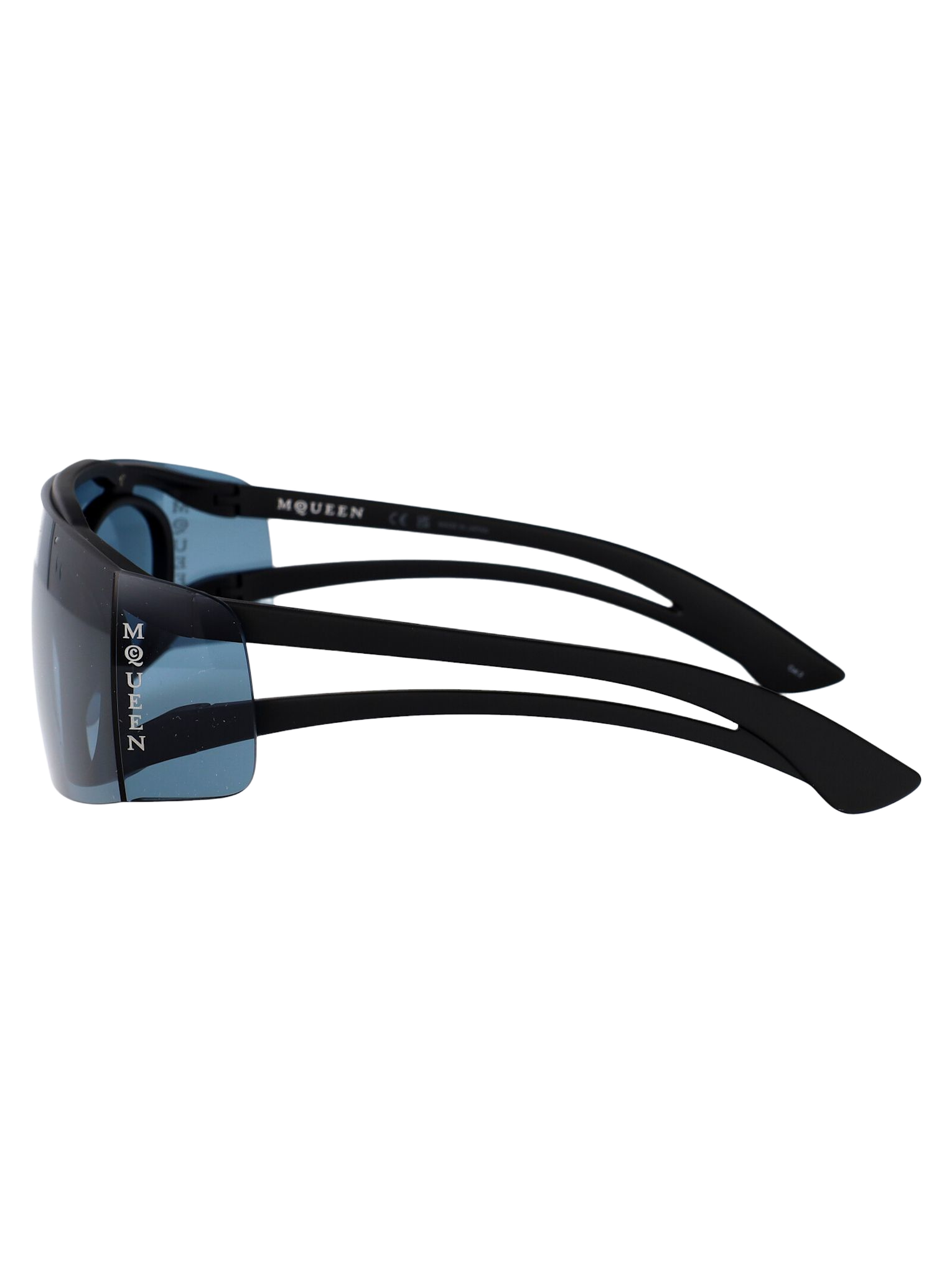 Am0489s Black-black-blue Injected Sunglasses