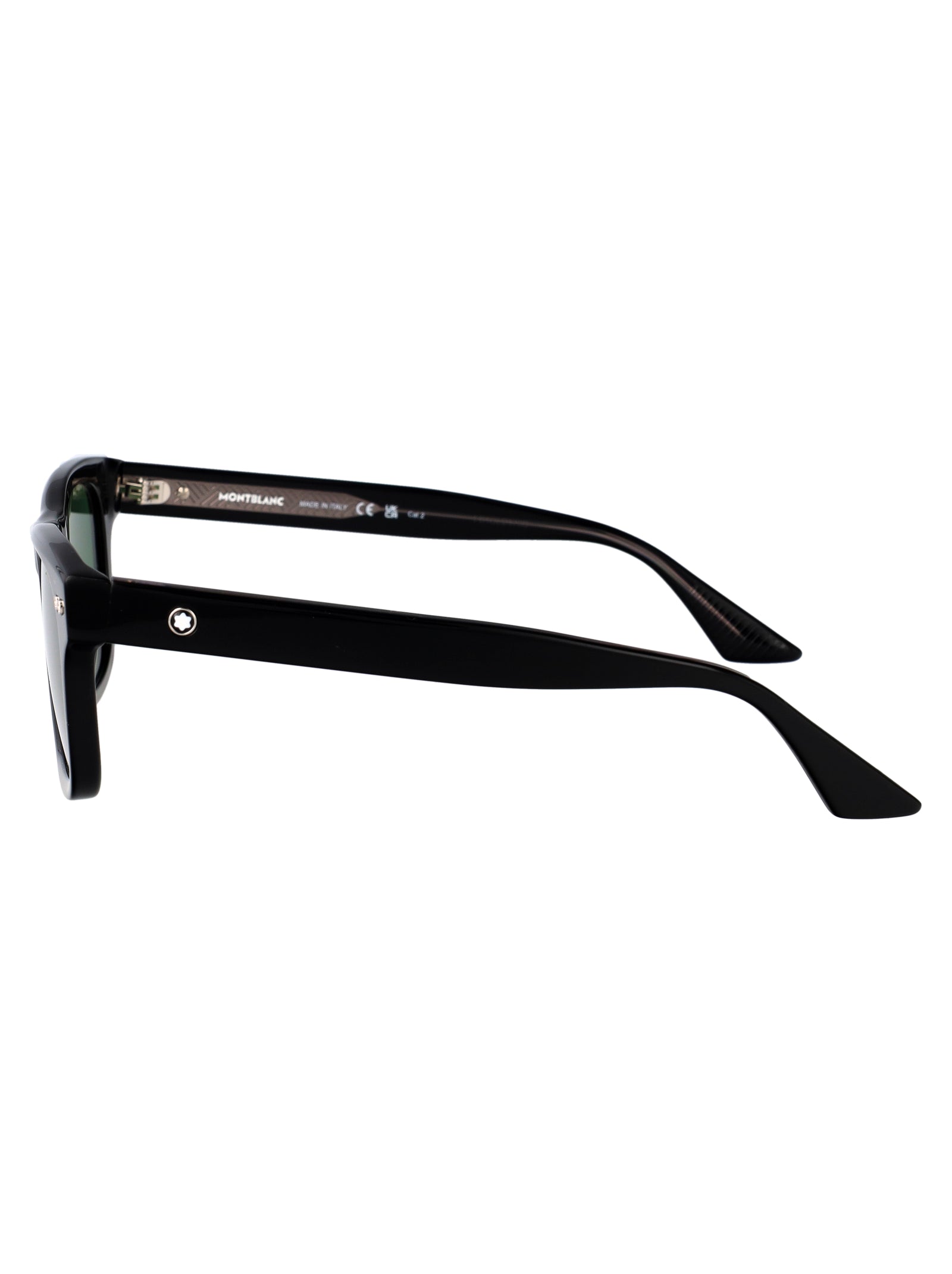 Mb0254s 006 Black-black-green Acetate Sunglasses