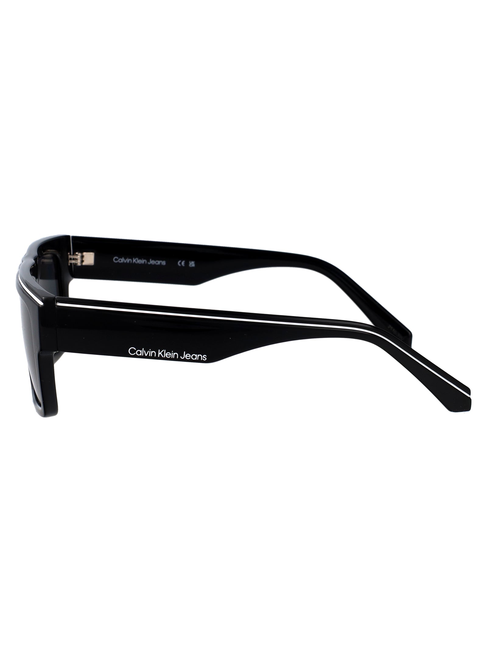 Ckj24603sn 1 Black Injected Sunglasses