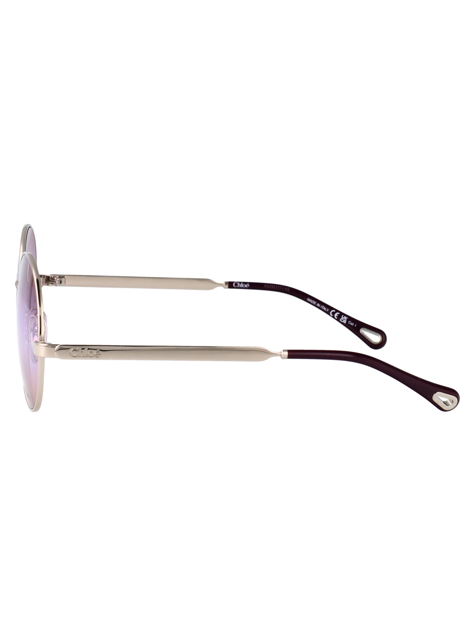 Ch0281s 003 Silver-silver-red Metal Sunglasses