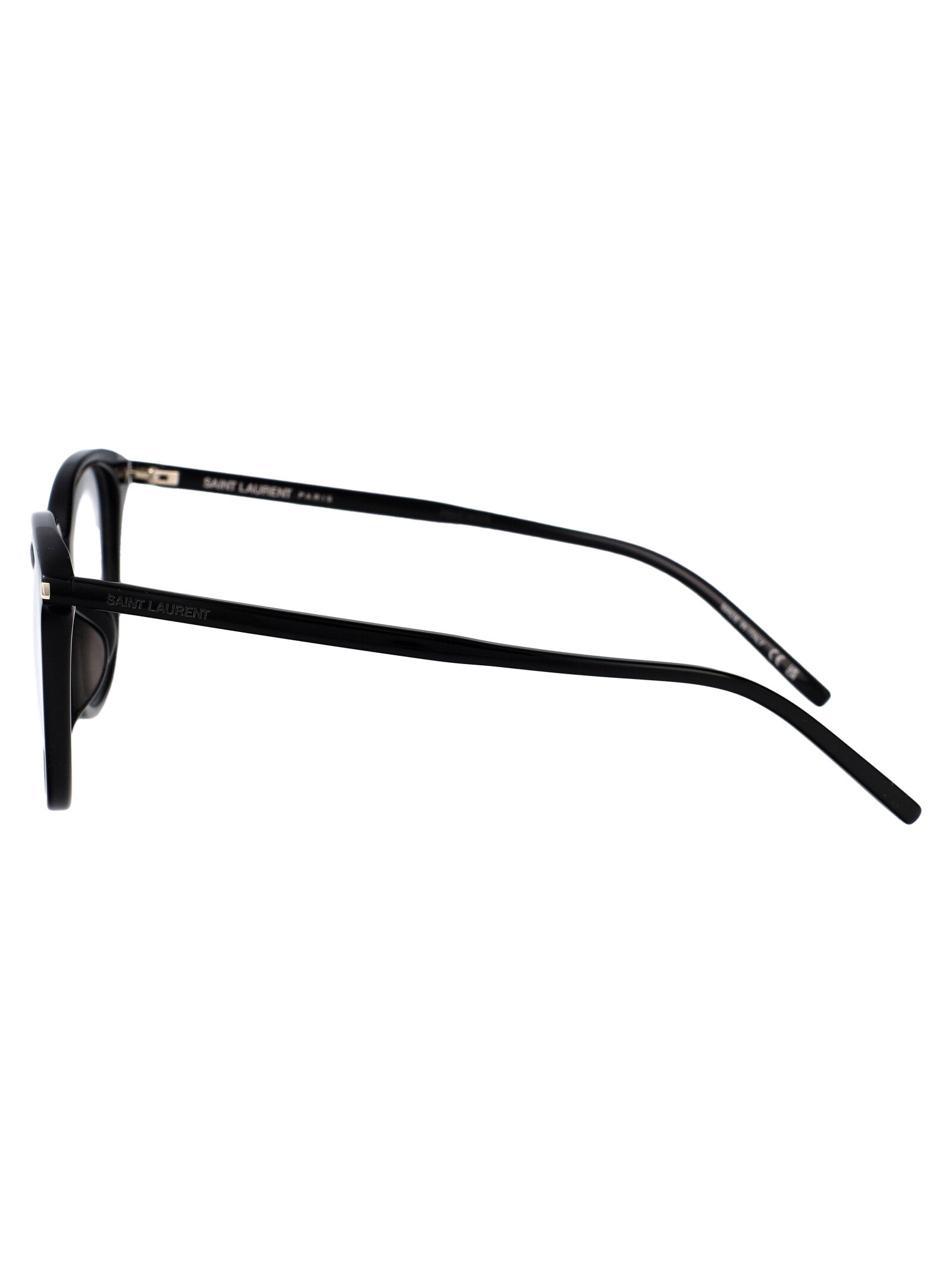 Black-black-transparent Acetate Optical