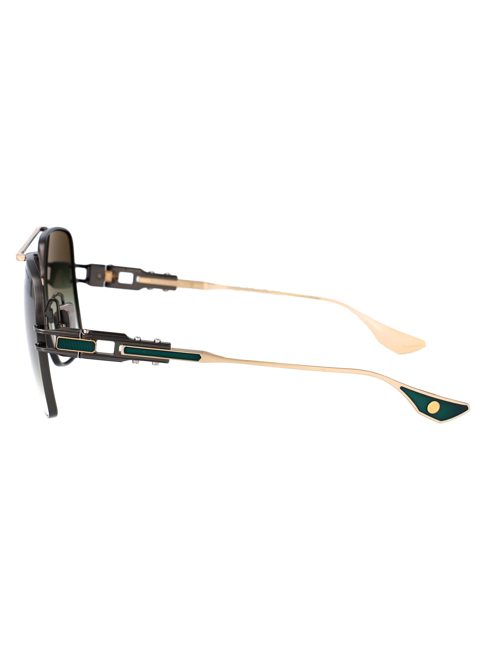 Dts159-A-03 03 Black Rhodium - Brushed White Gold Metal Sunglasses