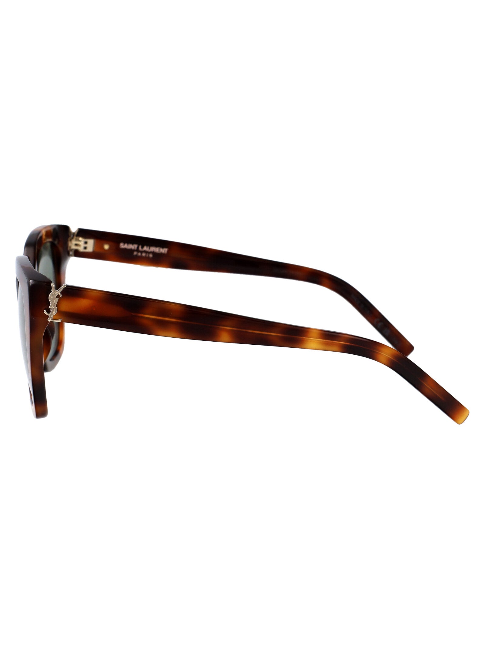 Sl M143 003 Havana-havana-green Acetate Sunglasses