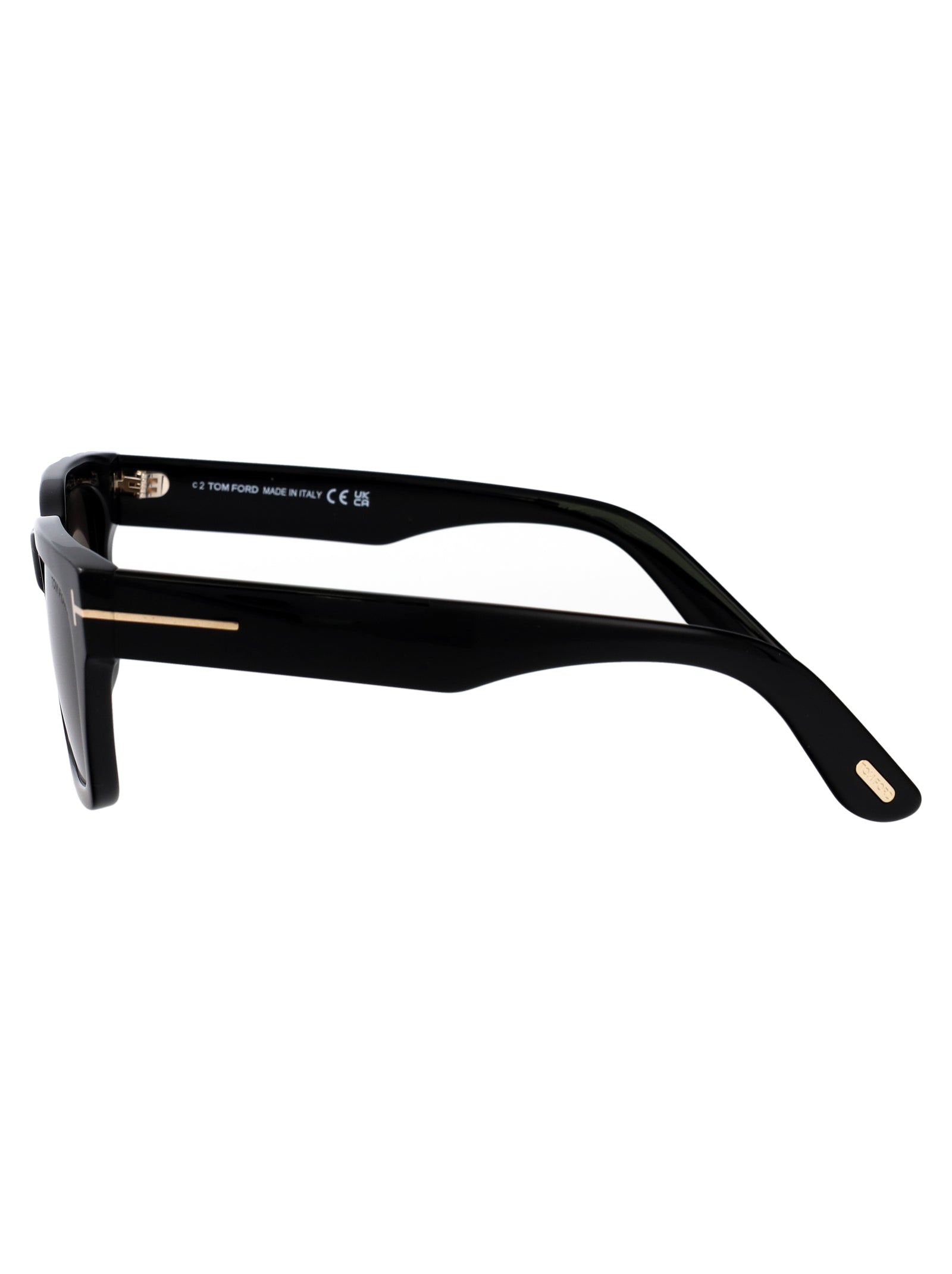 Ft1333 01a Nero Lucido / Fumo Acetate Sunglasses