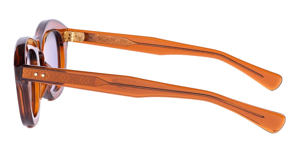 Le Cagot - French Beer Dark Light Grey Lens Acetate Sunglasses