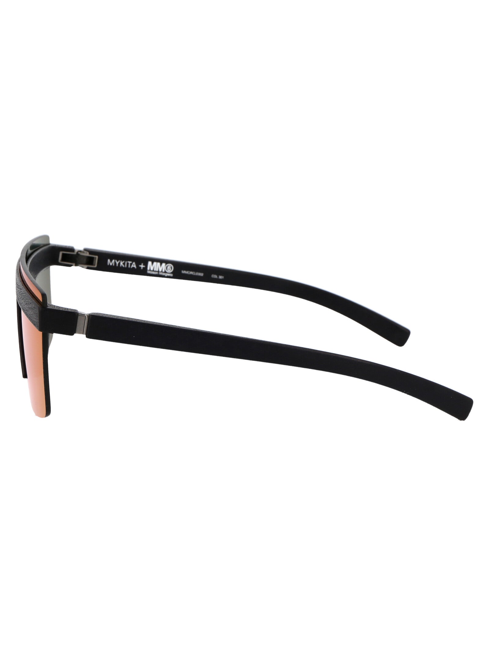 Mmcircle002 301 Md1 Pitch Black | Ir/f Shield Acetate Sunglasses