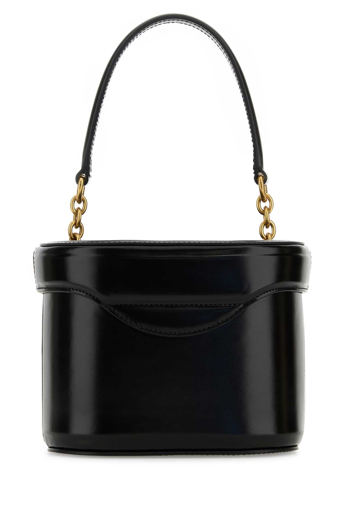 7w2b0r95gcb 0no Nero Calf Leather - Bos Taurus Borse A Mano