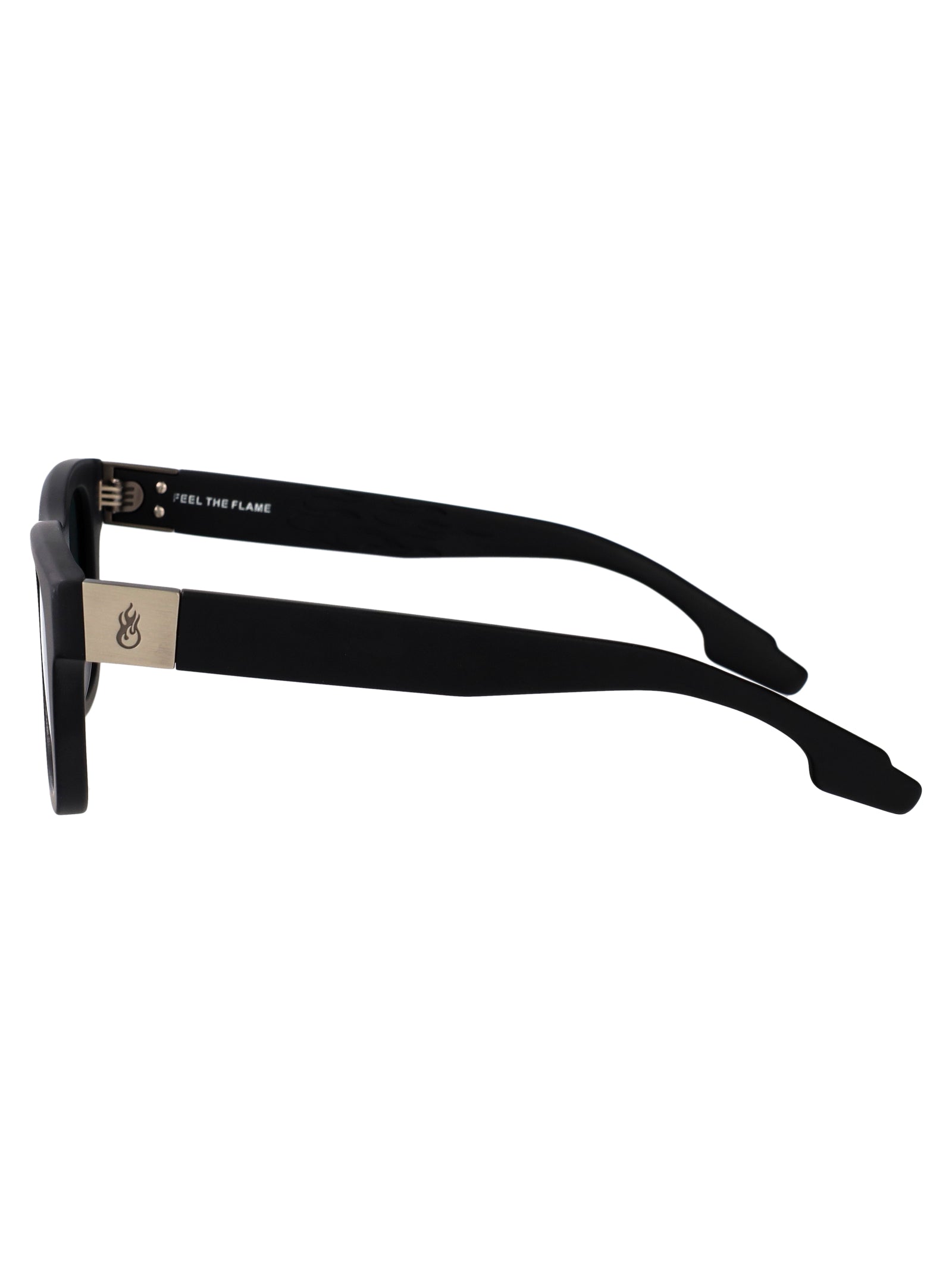 Vs0004sun 003 003-mbk/g15 Matte Black Green Acetate Sunglasses