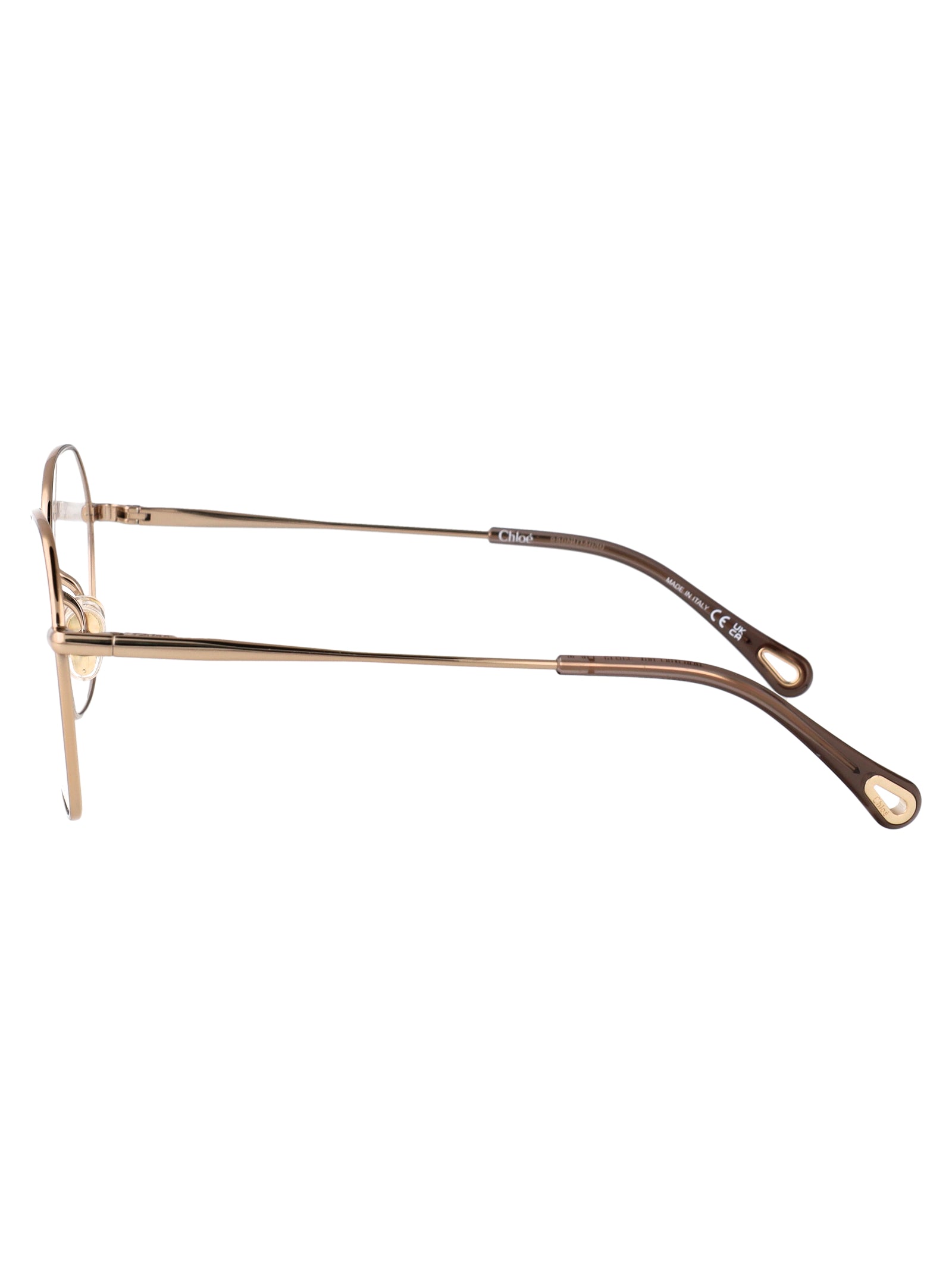 Ch0320o 002 Gold-gold-transparent Metal Optical