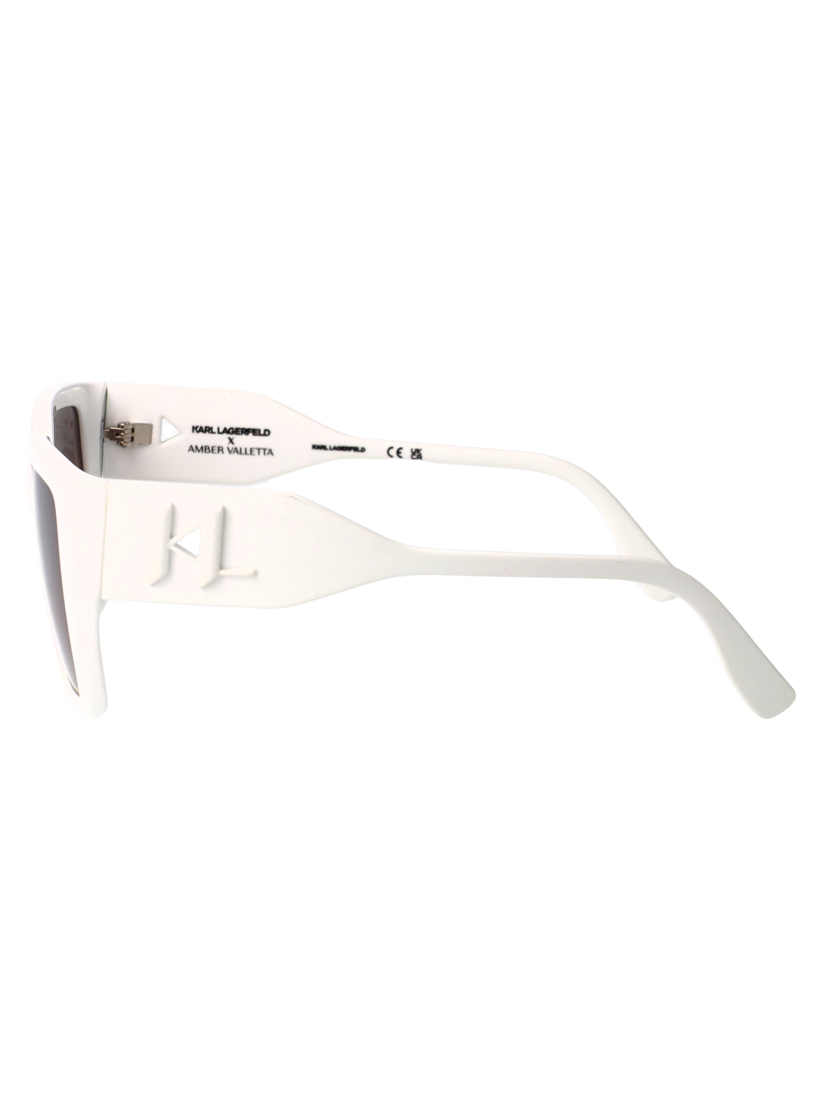 Kl6098s 105 White Acetate Sunglasses