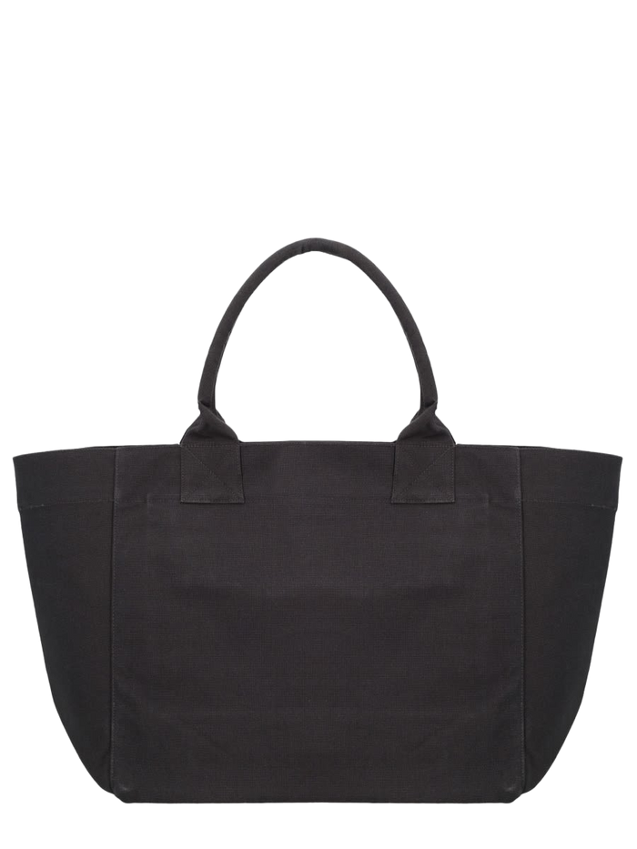Cherry Tote Bag Charcoal Recycled Cotton Handbags