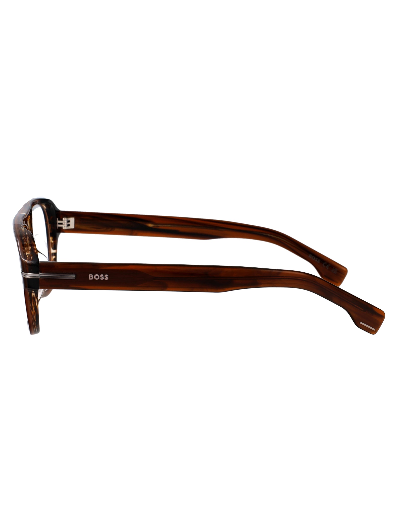 Boss 1854-G Ex4 Brown Horn Acetate Optical