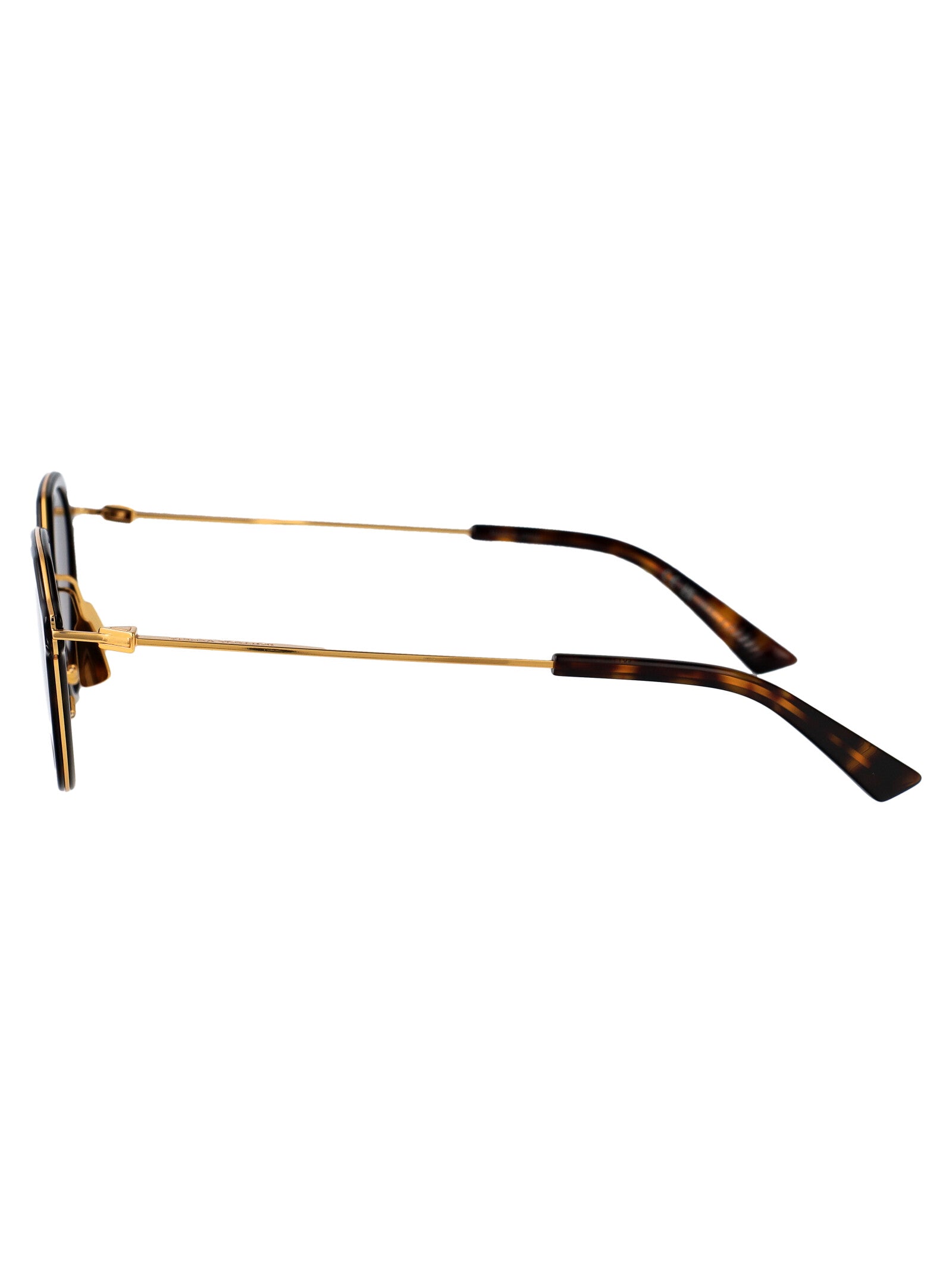 Bv1331s 002 Havana-gold-brown Metal Sunglasses