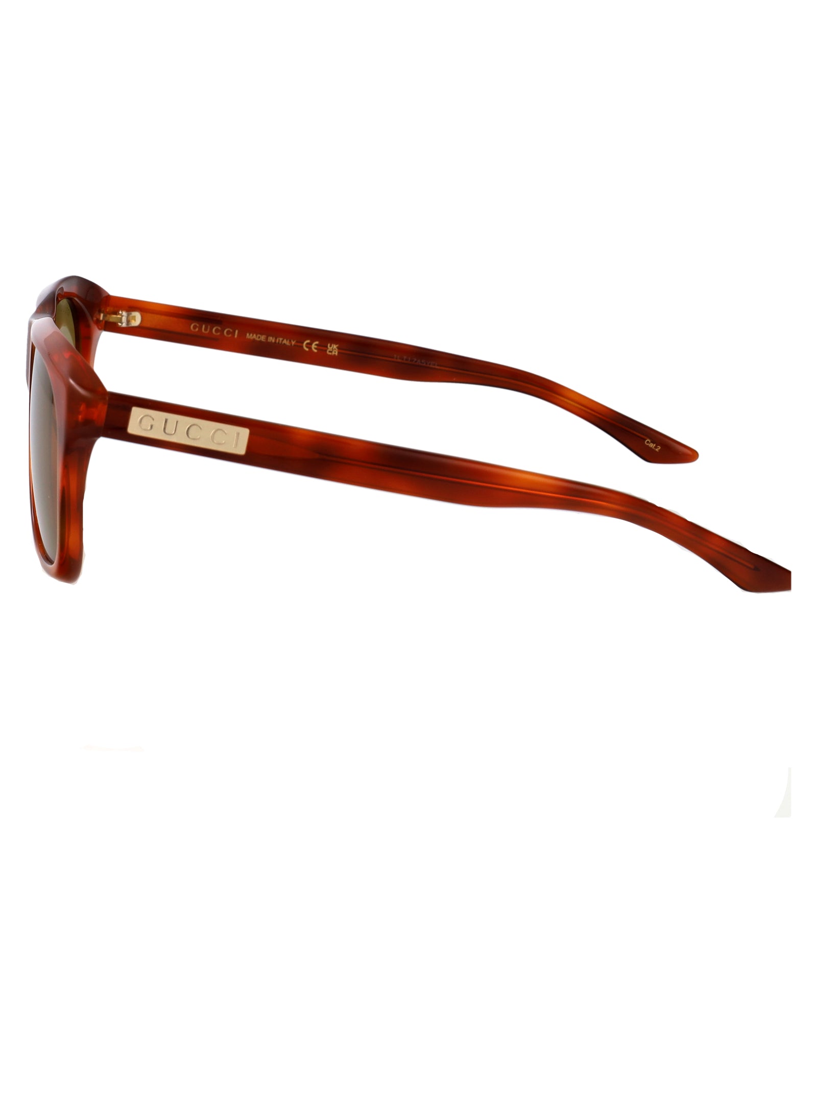 Gg2077s 005 Havana-havana-green Acetate Sunglasses