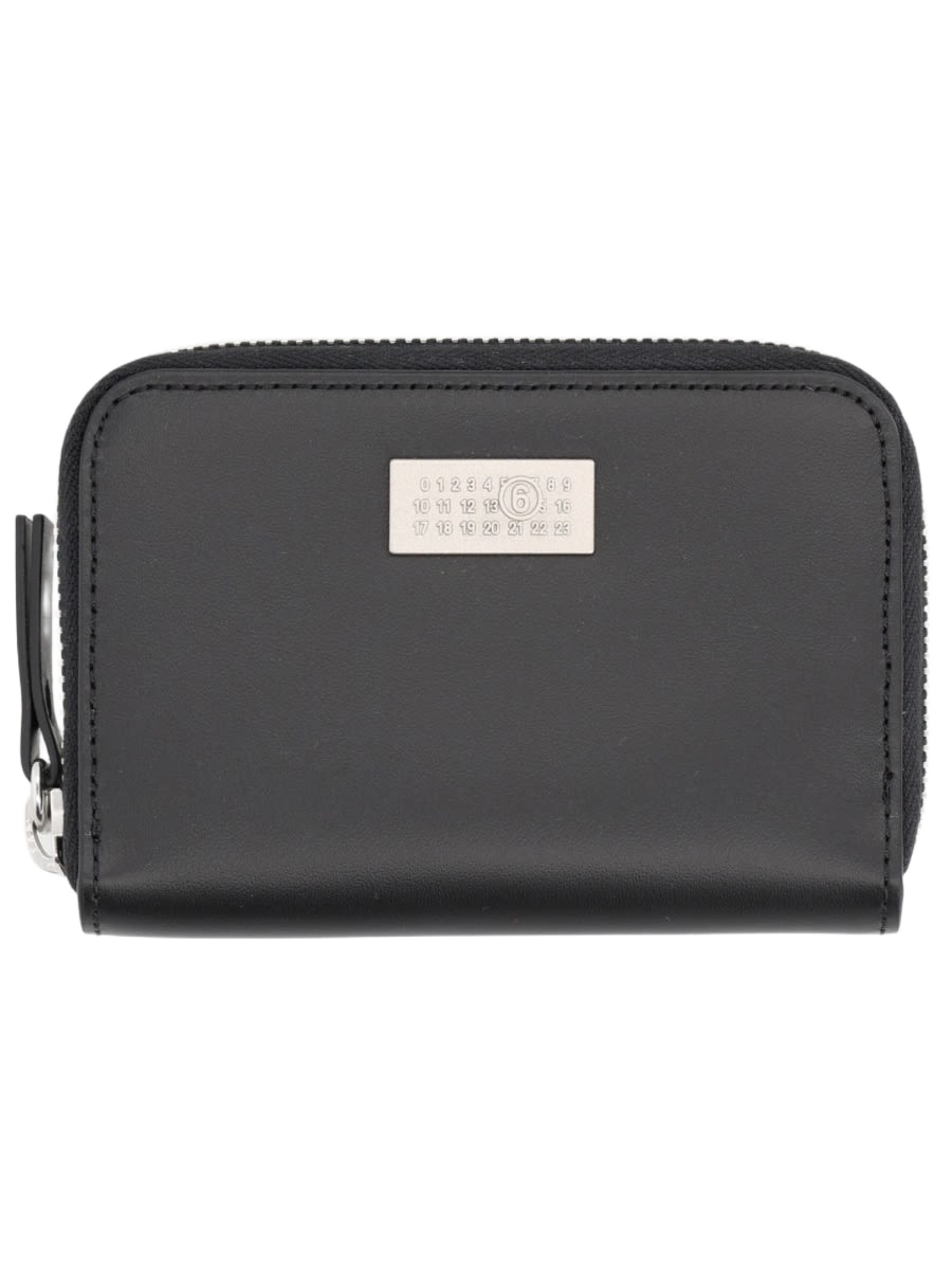 Numeric Portfolio Black Leather Wallet