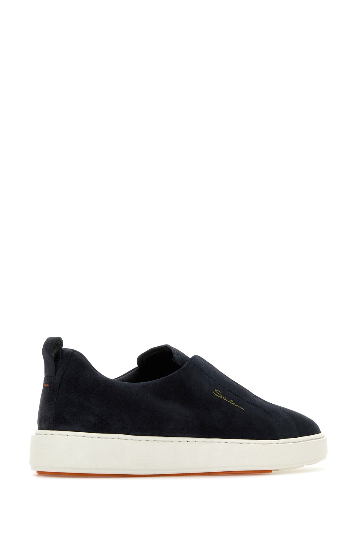 Mbcd21995bartsey U60 Blue Calf Goat Lamb Rubber Sneaker