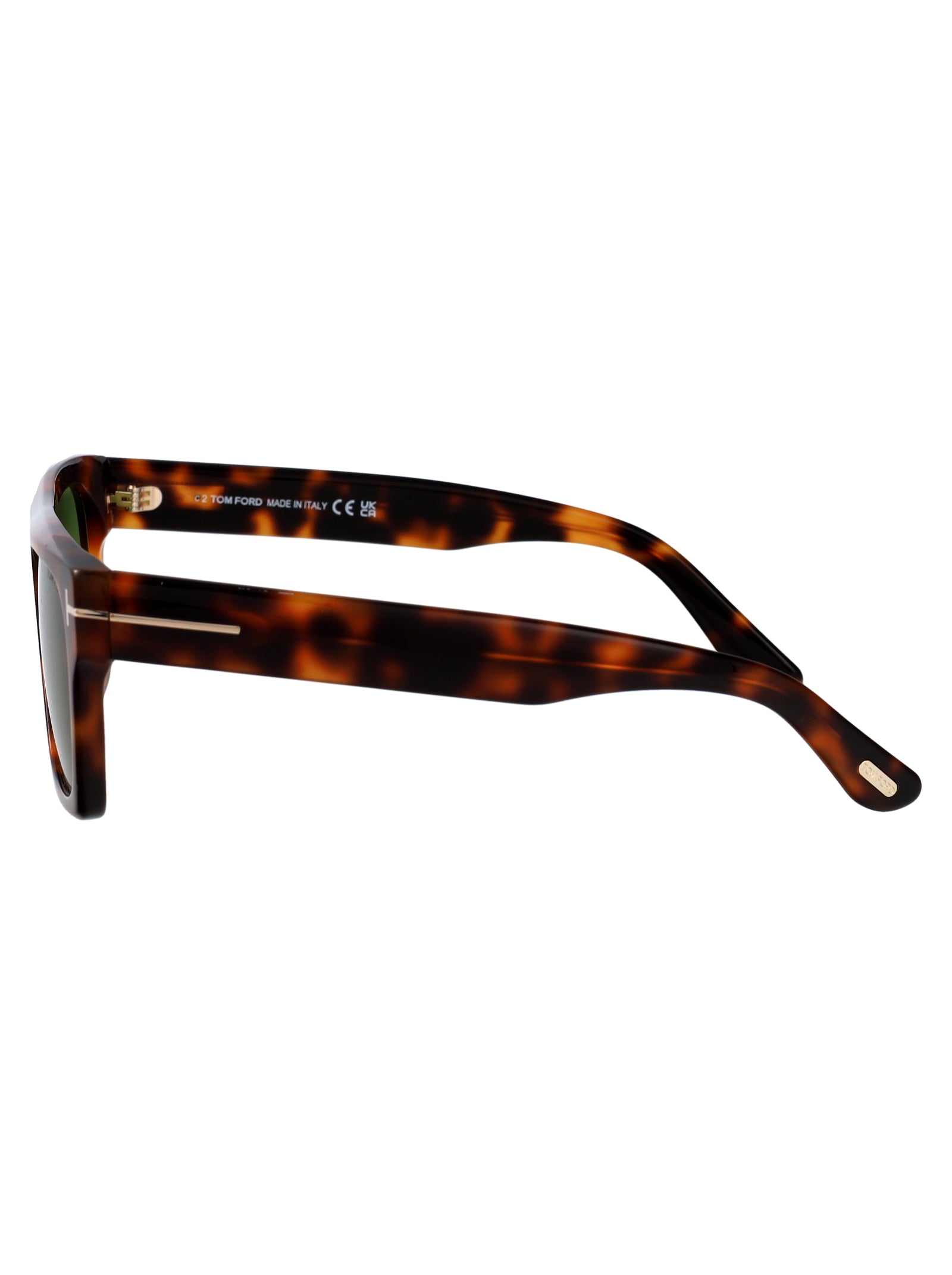 Ft1337 53n Avana Bionda / Verde Acetate Sunglasses