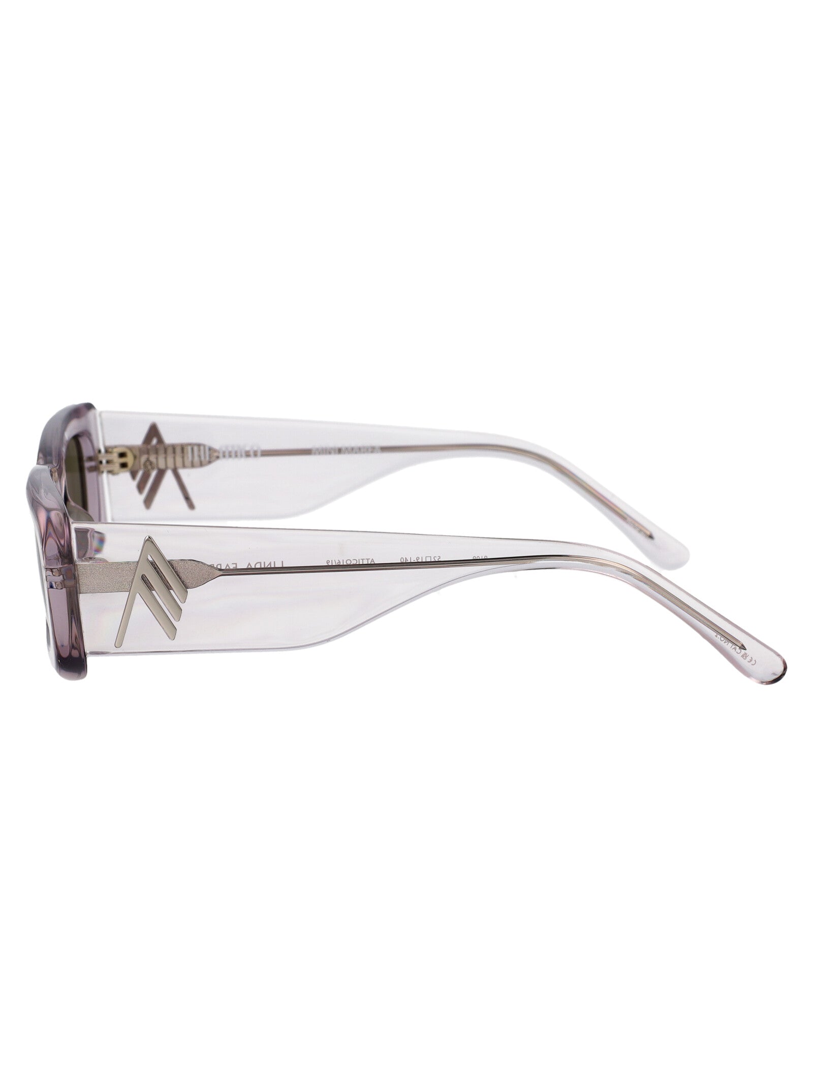 Attico16c19sun C19 Smoke/silver/brown Acetate Sunglasses