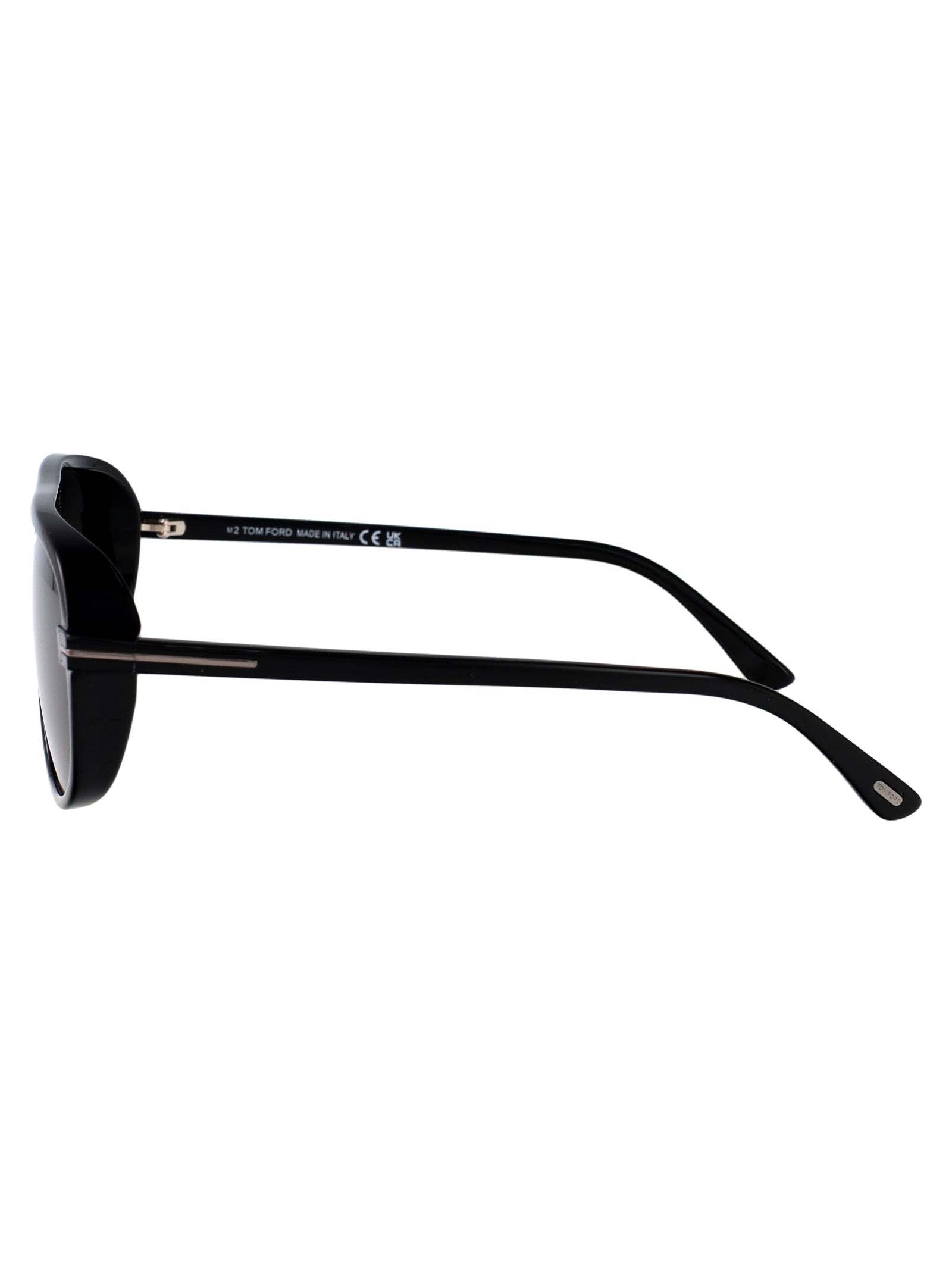 Ft1208-N 01a Nero Lucido / Fumo Acetate Sunglasses