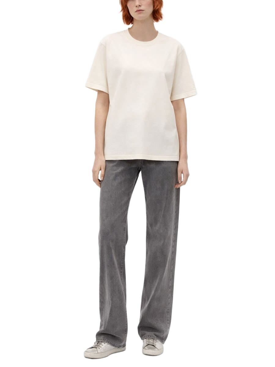 T-Shirt Logo Ivory Cotton T-shirts