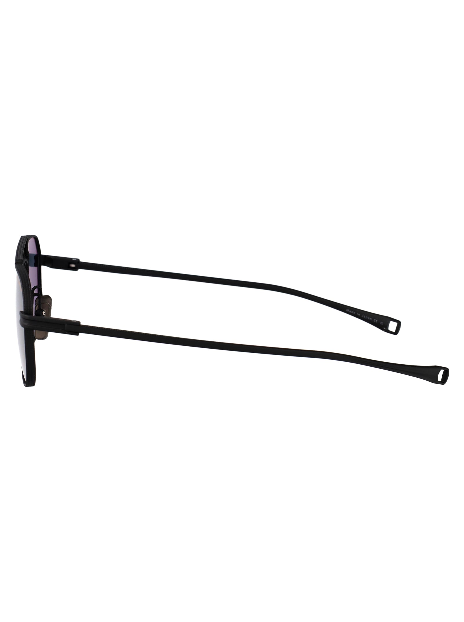 Dls424-A-03 03 Matte Black Metal Sunglasses